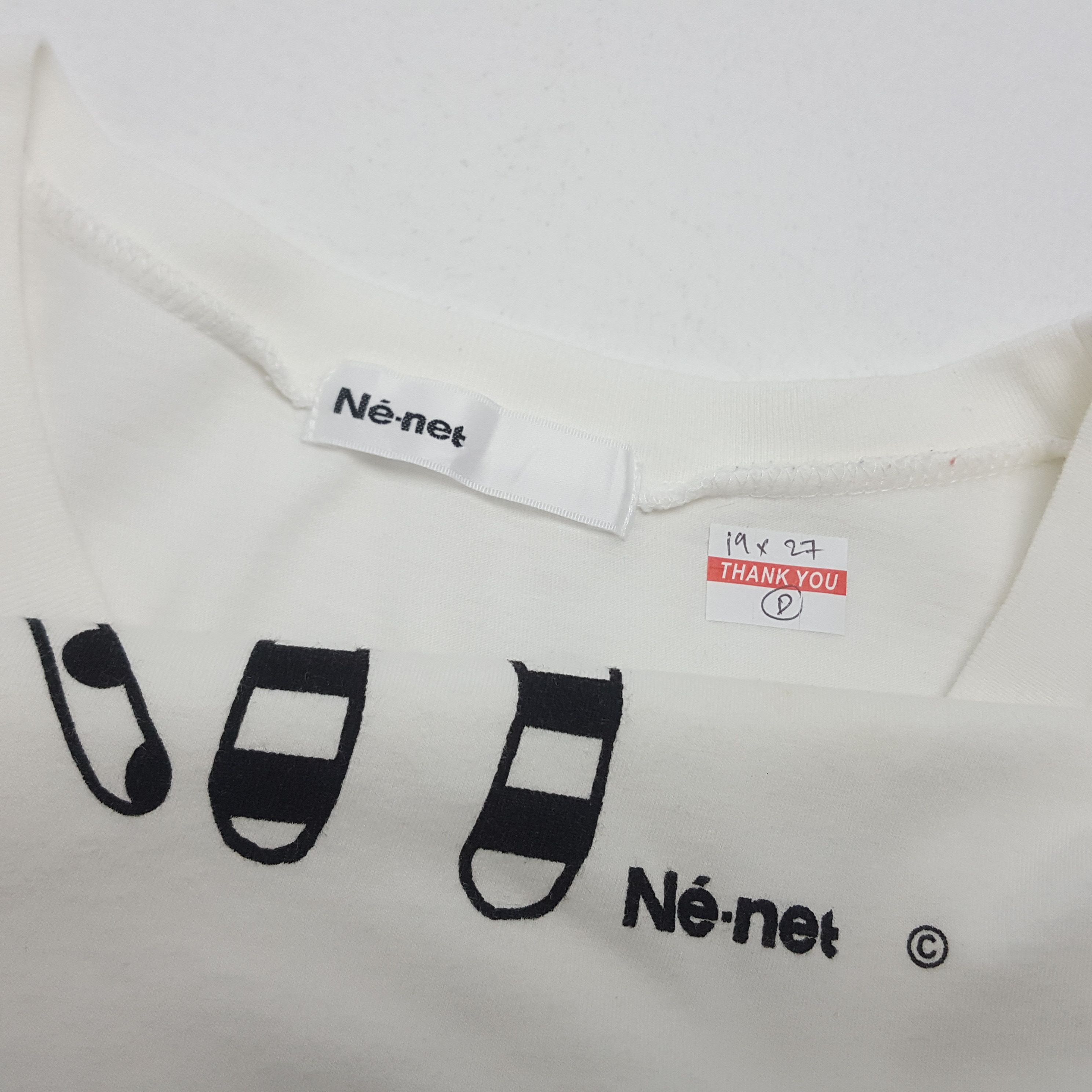 Issey Miyake × Japanese Brand × Vintage Vintage Ne-net by issey miyake big logo t-shirt made Japan Size US M / EU 48-50 / 2 - 2 Thumbnail