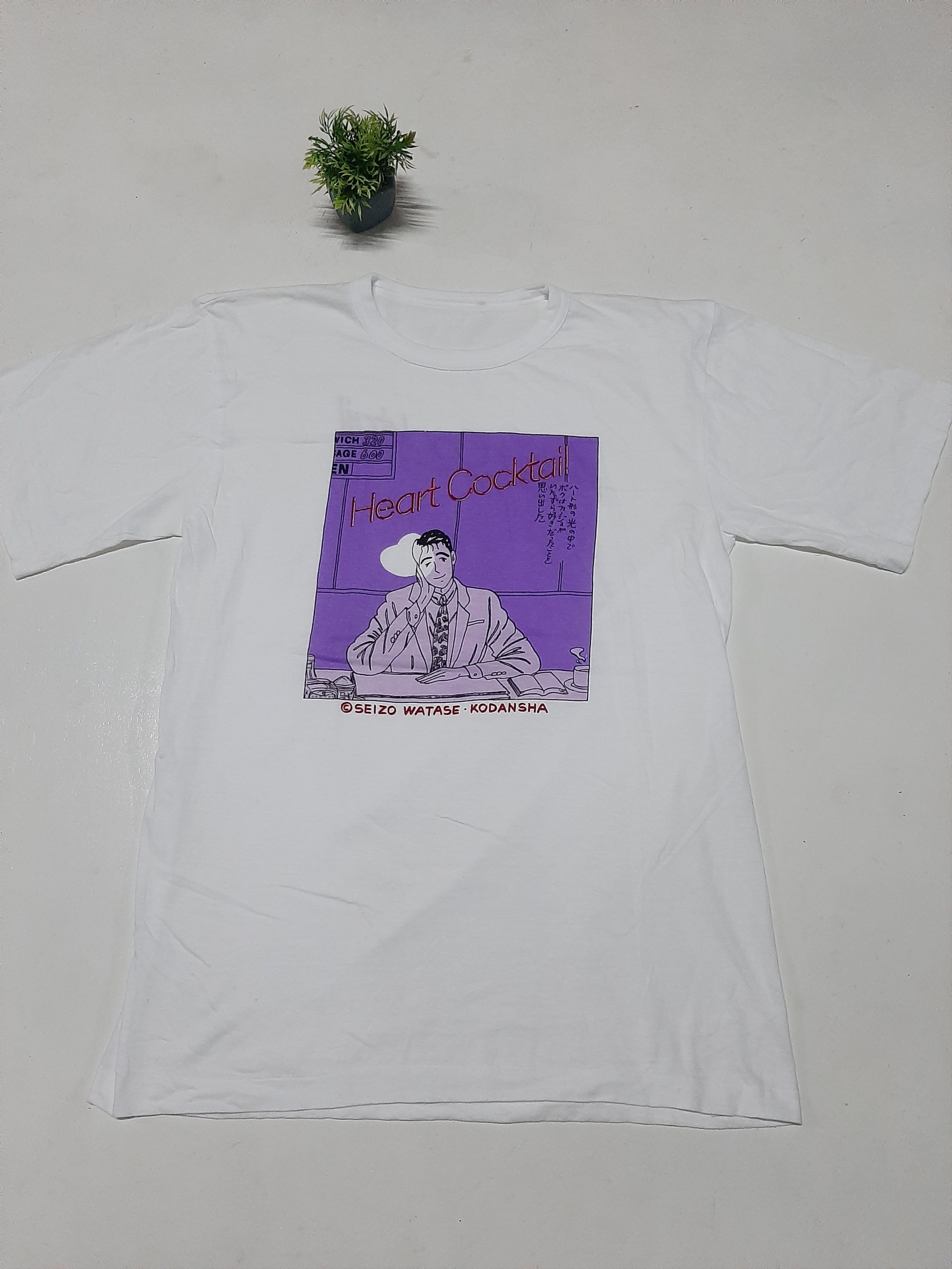 Anime × Vintage VINTAGE 90s HEART COCKTAIL JAPANESE MANGA ANIME Size US M / EU 48-50 / 2 - 2 Thumbnail