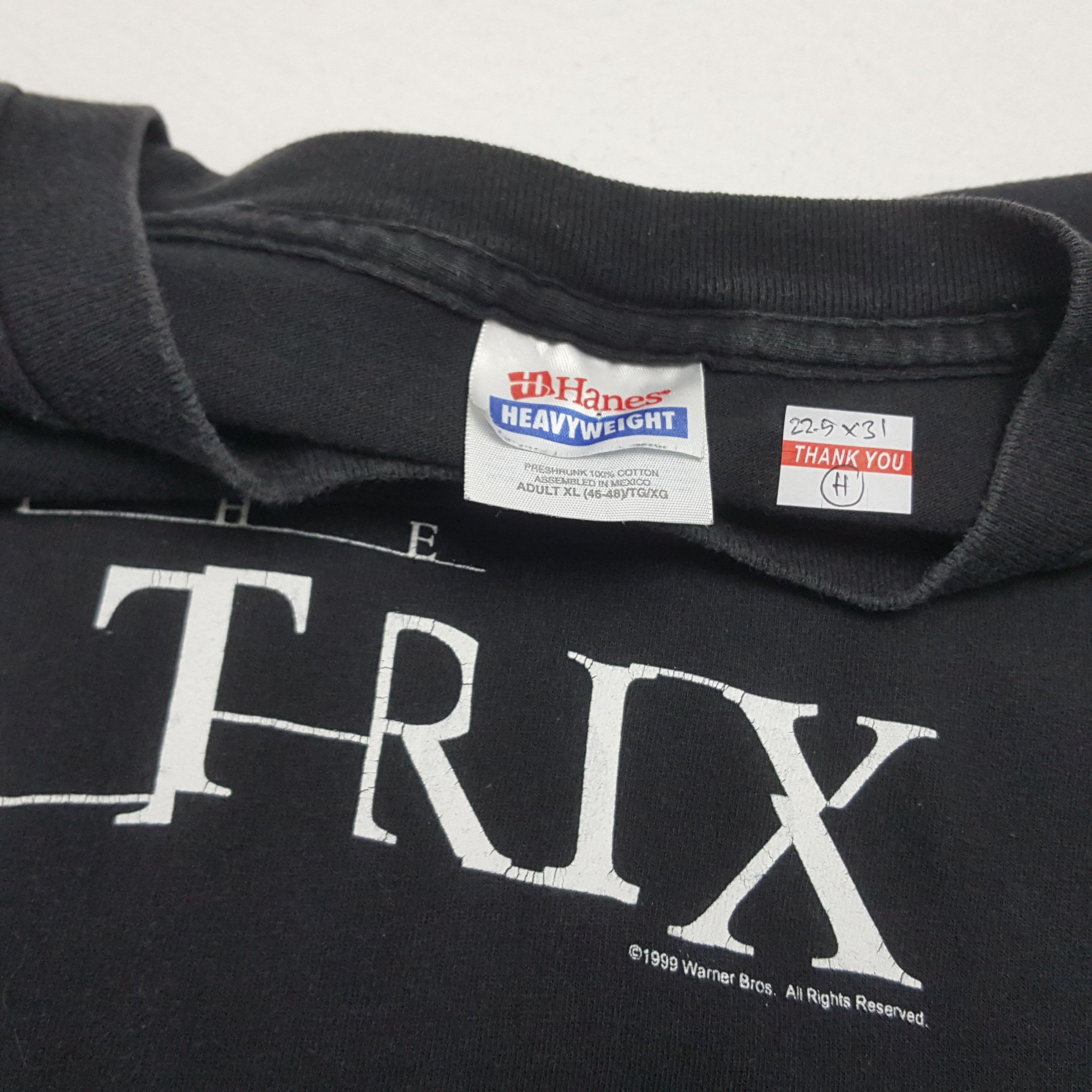 Vintage × Warner Bros Vintage 90's THE METRIX Science Fiction Action Movie Size US XL / EU 56 / 4 - 2 Thumbnail