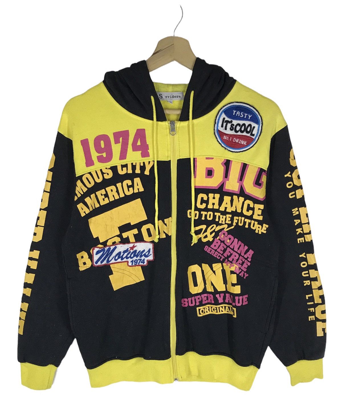 image of Vintage Sorridere Hoodies in Mix, Men's (Size Medium)