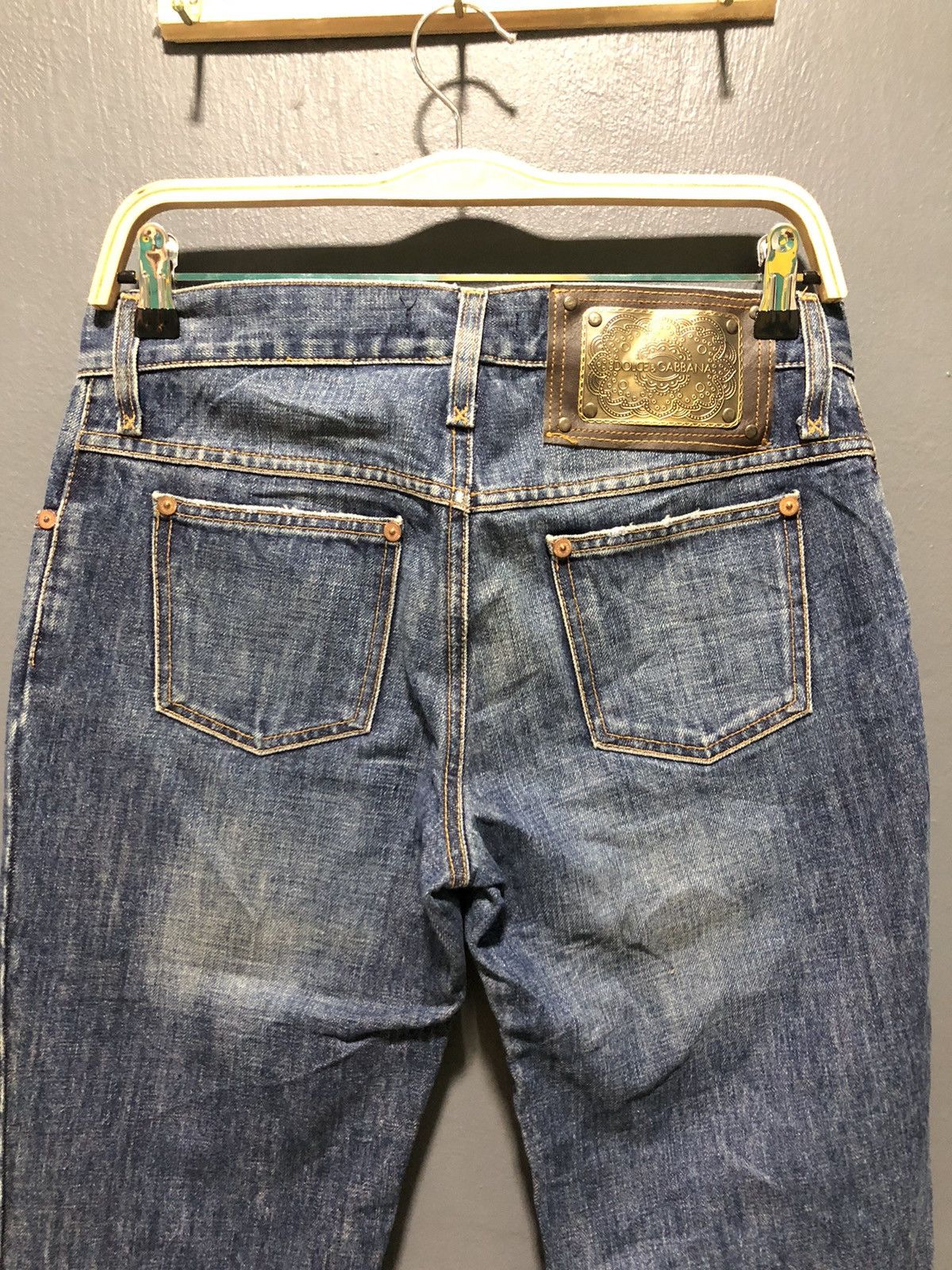 Dolce & Gabbana × Vintage VINTAGE DOLCE & GABBANA DISTRESSED MADE IN ITALY 🇮🇹 Size US 30 / EU 46 - 8 Thumbnail