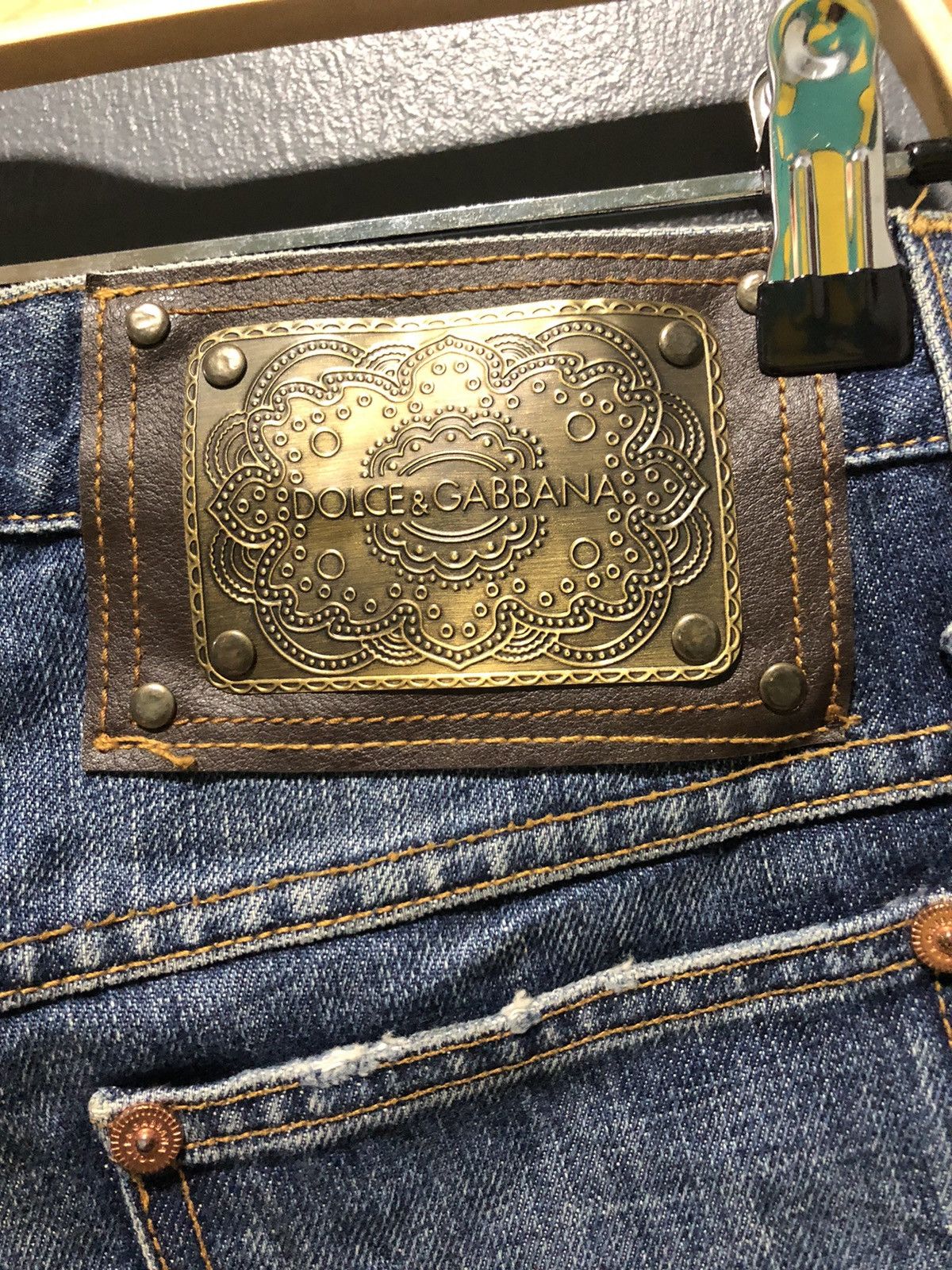 Dolce & Gabbana × Vintage VINTAGE DOLCE & GABBANA DISTRESSED MADE IN ITALY 🇮🇹 Size US 30 / EU 46 - 9 Thumbnail