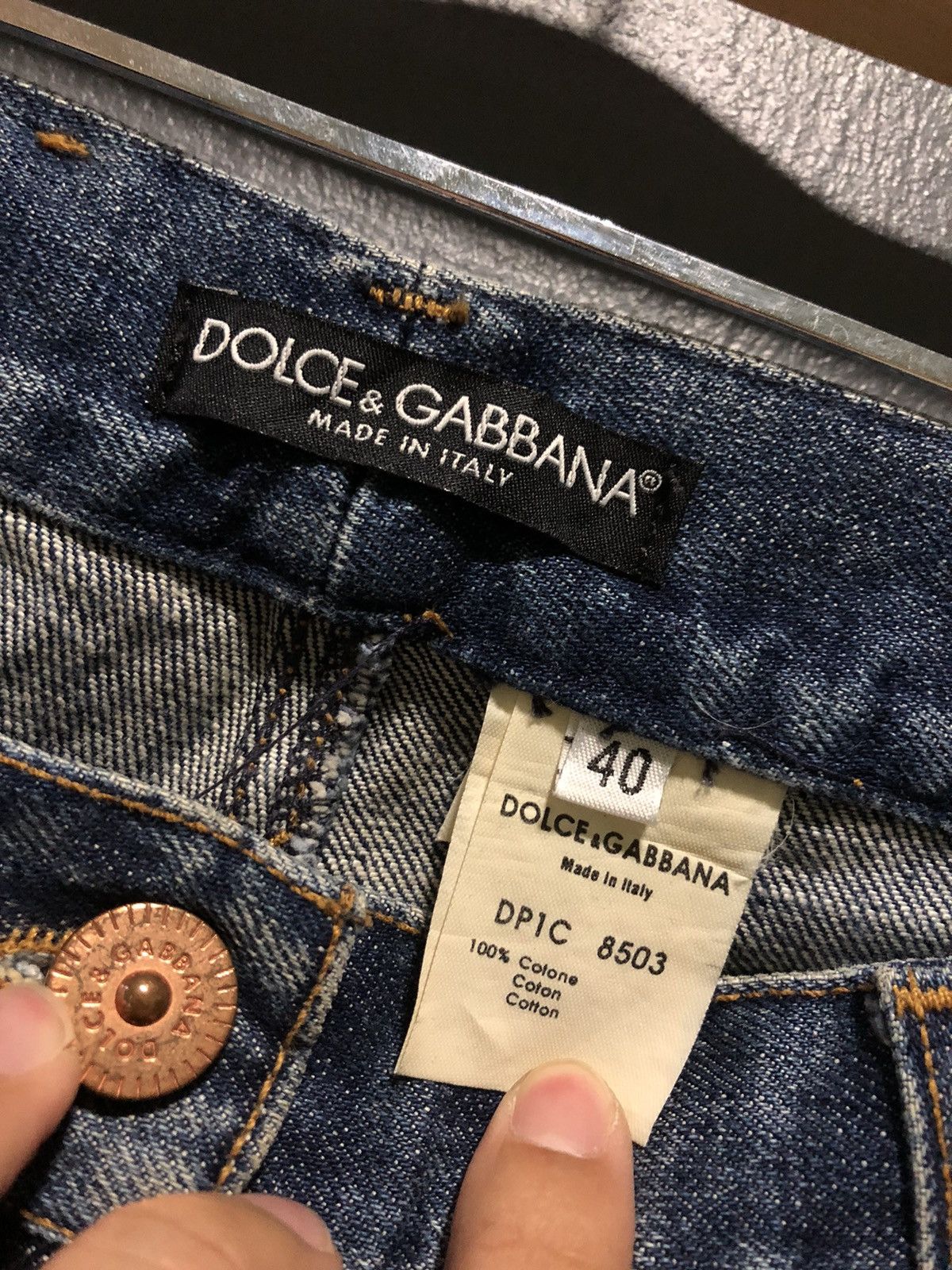 Dolce & Gabbana × Vintage VINTAGE DOLCE & GABBANA DISTRESSED MADE IN ITALY 🇮🇹 Size US 30 / EU 46 - 4 Thumbnail