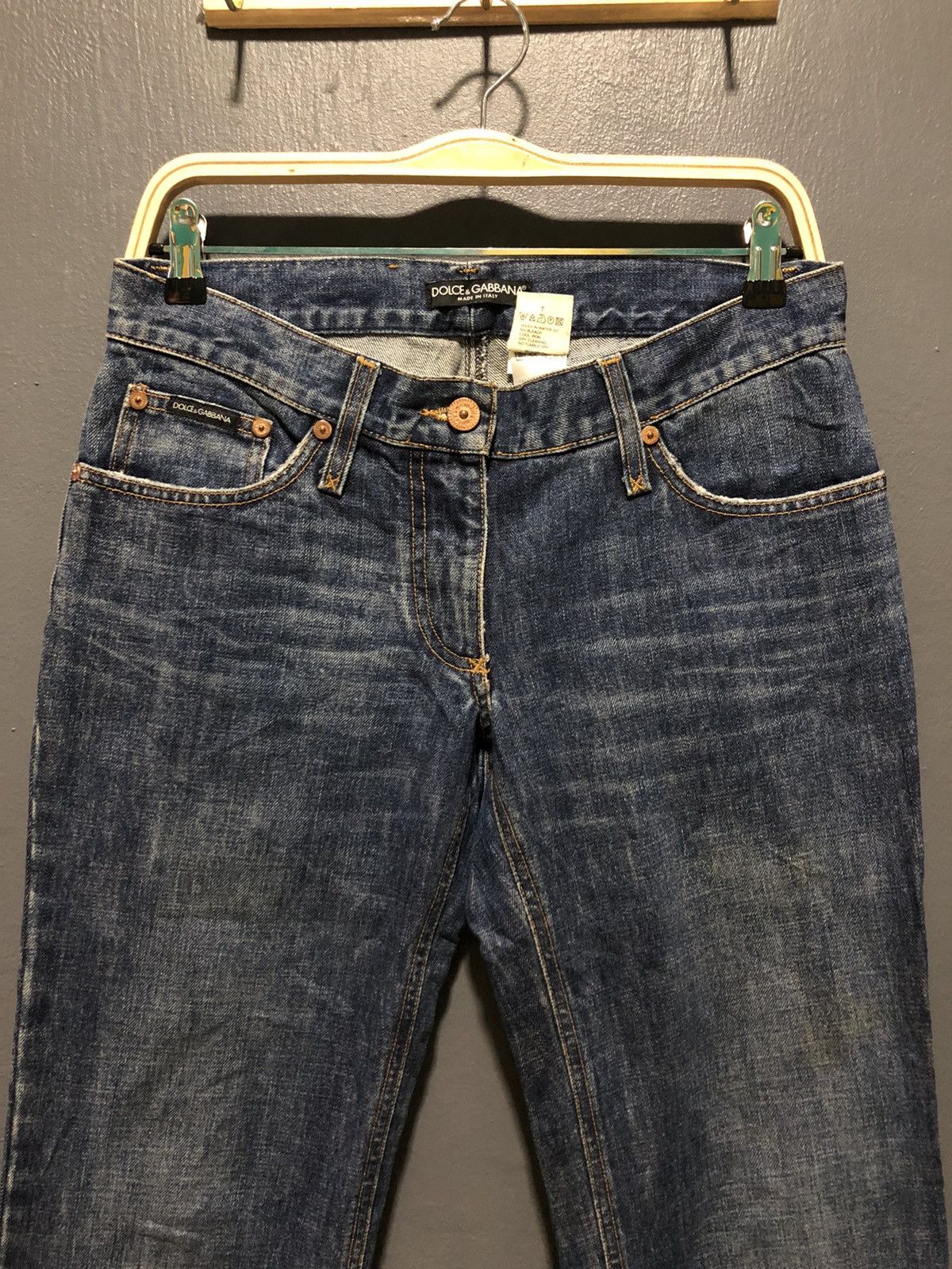 Dolce & Gabbana × Vintage VINTAGE DOLCE & GABBANA DISTRESSED MADE IN ITALY 🇮🇹 Size US 30 / EU 46 - 2 Thumbnail