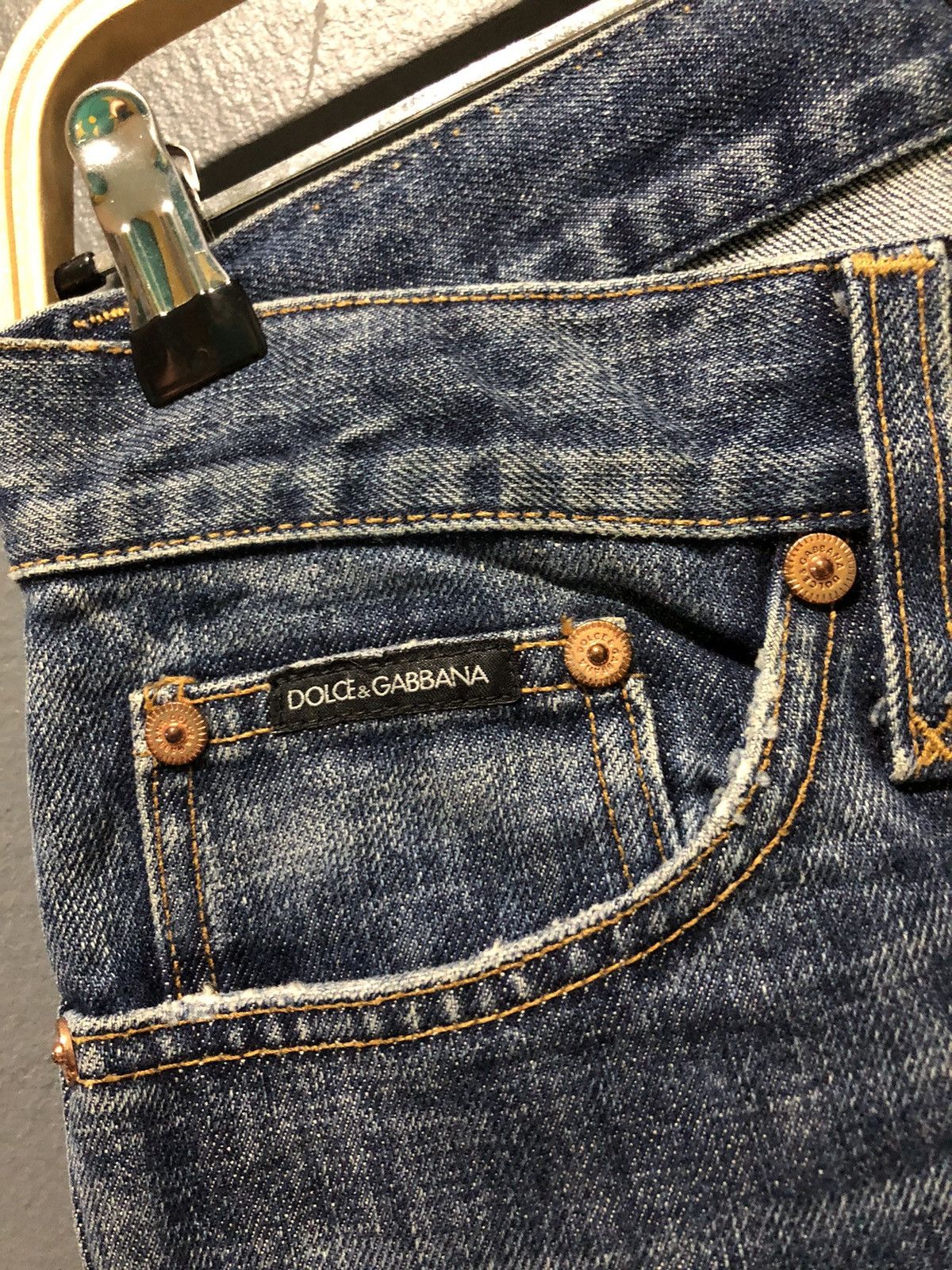 Dolce & Gabbana × Vintage VINTAGE DOLCE & GABBANA DISTRESSED MADE IN ITALY 🇮🇹 Size US 30 / EU 46 - 3 Thumbnail