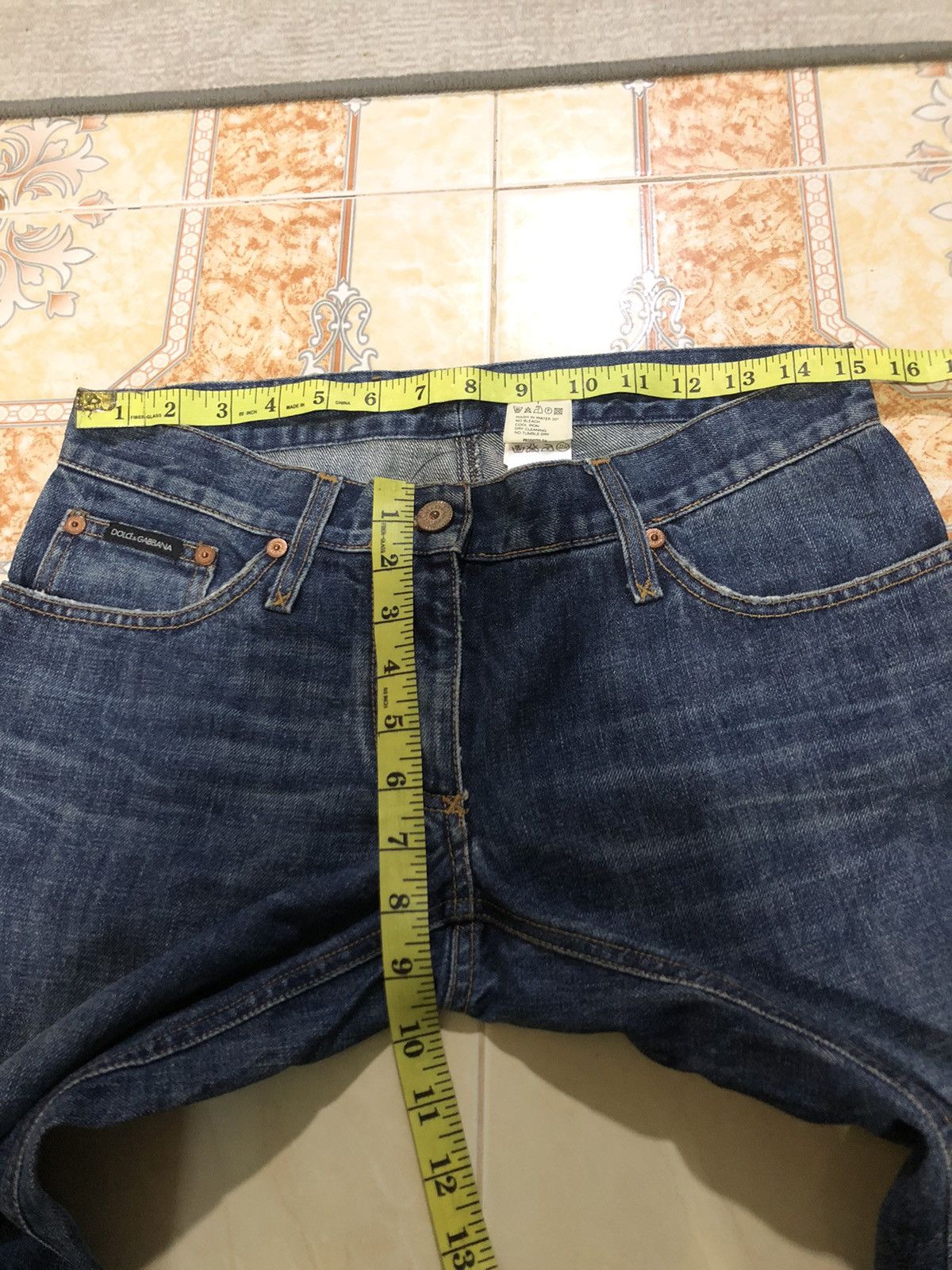 Dolce & Gabbana × Vintage VINTAGE DOLCE & GABBANA DISTRESSED MADE IN ITALY 🇮🇹 Size US 30 / EU 46 - 11 Thumbnail