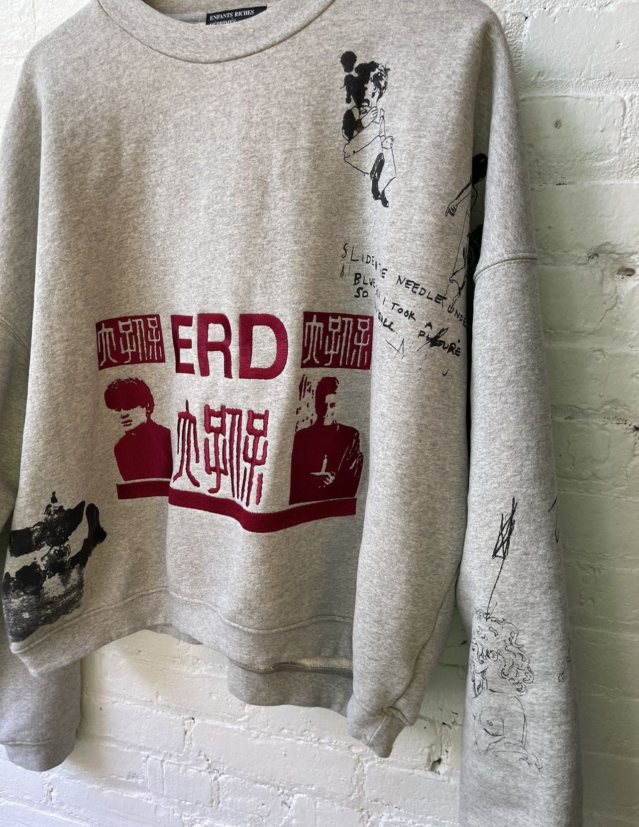 Enfants Riches Deprimes ERD PERVERTED MASTURBATING GIRL SWEATER XL Size US XL / EU 56 / 4 - 3 Thumbnail