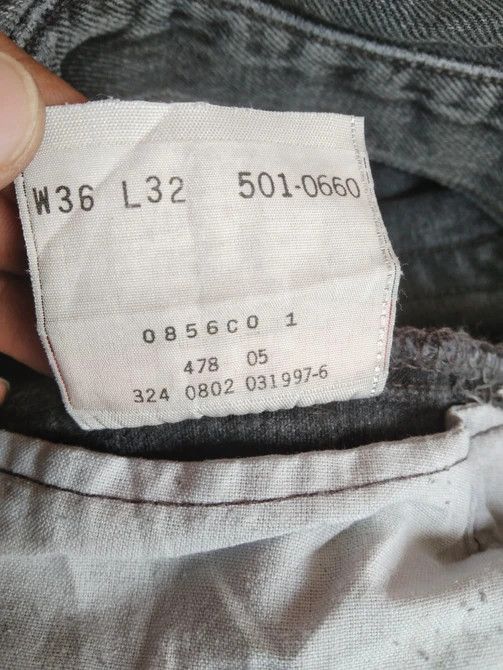 Levi's × Vintage Vintage Levis 501 Faded Black Distressed Jeans 36x31 Size US 36 / EU 52 - 11 Thumbnail