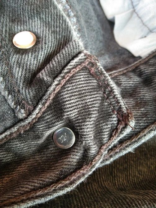 Levi's × Vintage Vintage Levis 501 Faded Black Distressed Jeans 36x31 Size US 36 / EU 52 - 9 Thumbnail