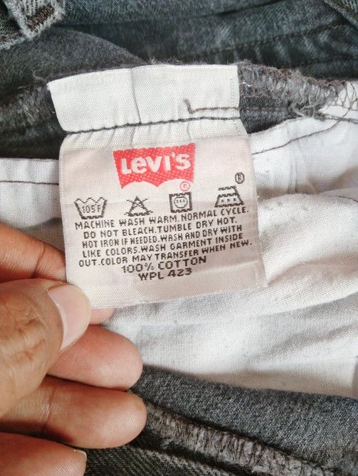 Levi's × Vintage Vintage Levis 501 Faded Black Distressed Jeans 36x31 Size US 36 / EU 52 - 10 Thumbnail