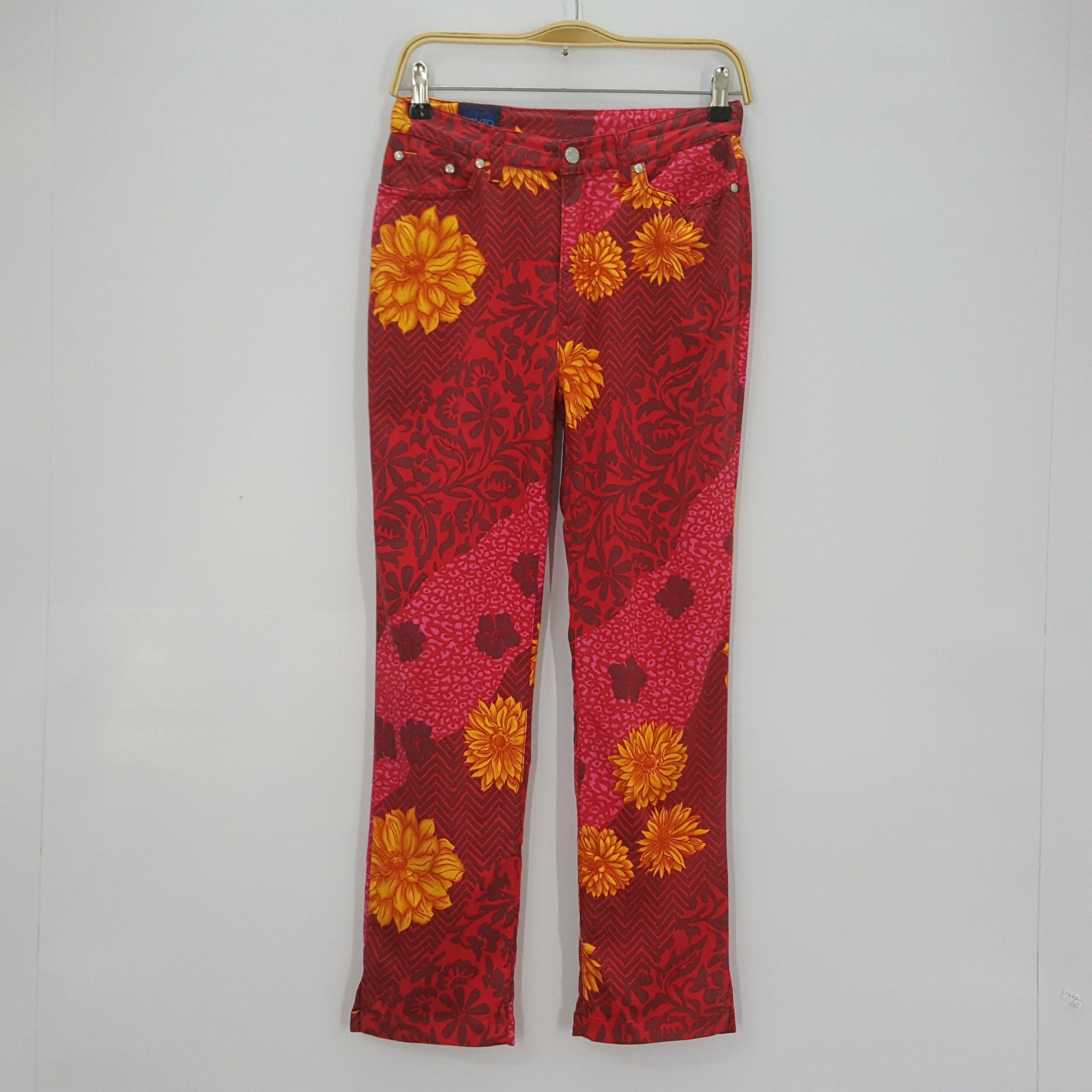 Japanese Brand × Kenzo × Vintage Vintage KENZO JEANS nice design trousers pants Size US 28 / EU 44 - 1 Thumbnail
