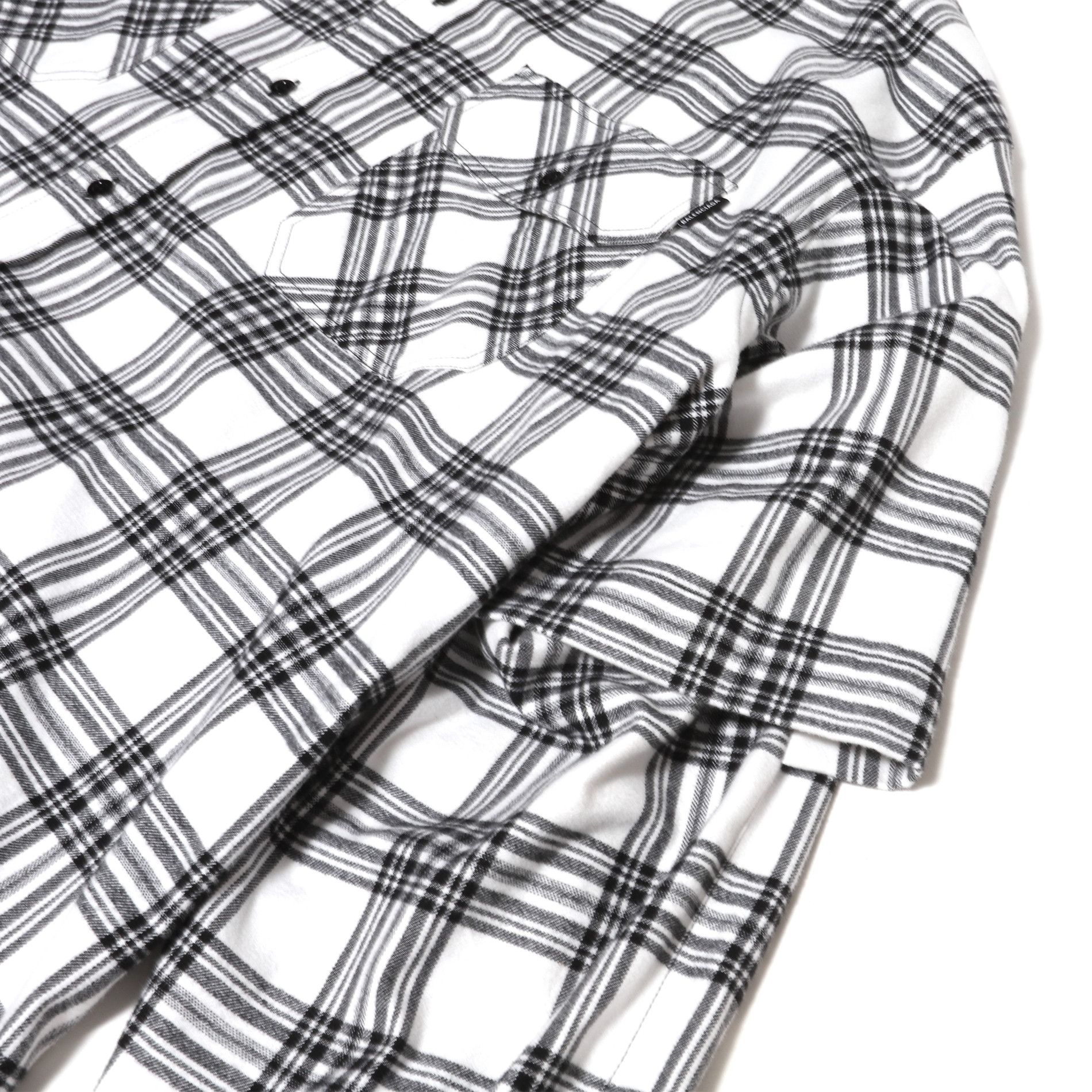 Balenciaga AW18 Oversized Slashed Sleeve Plaid Flannel Shirt Size US XL / EU 56 / 4 - 5 Thumbnail