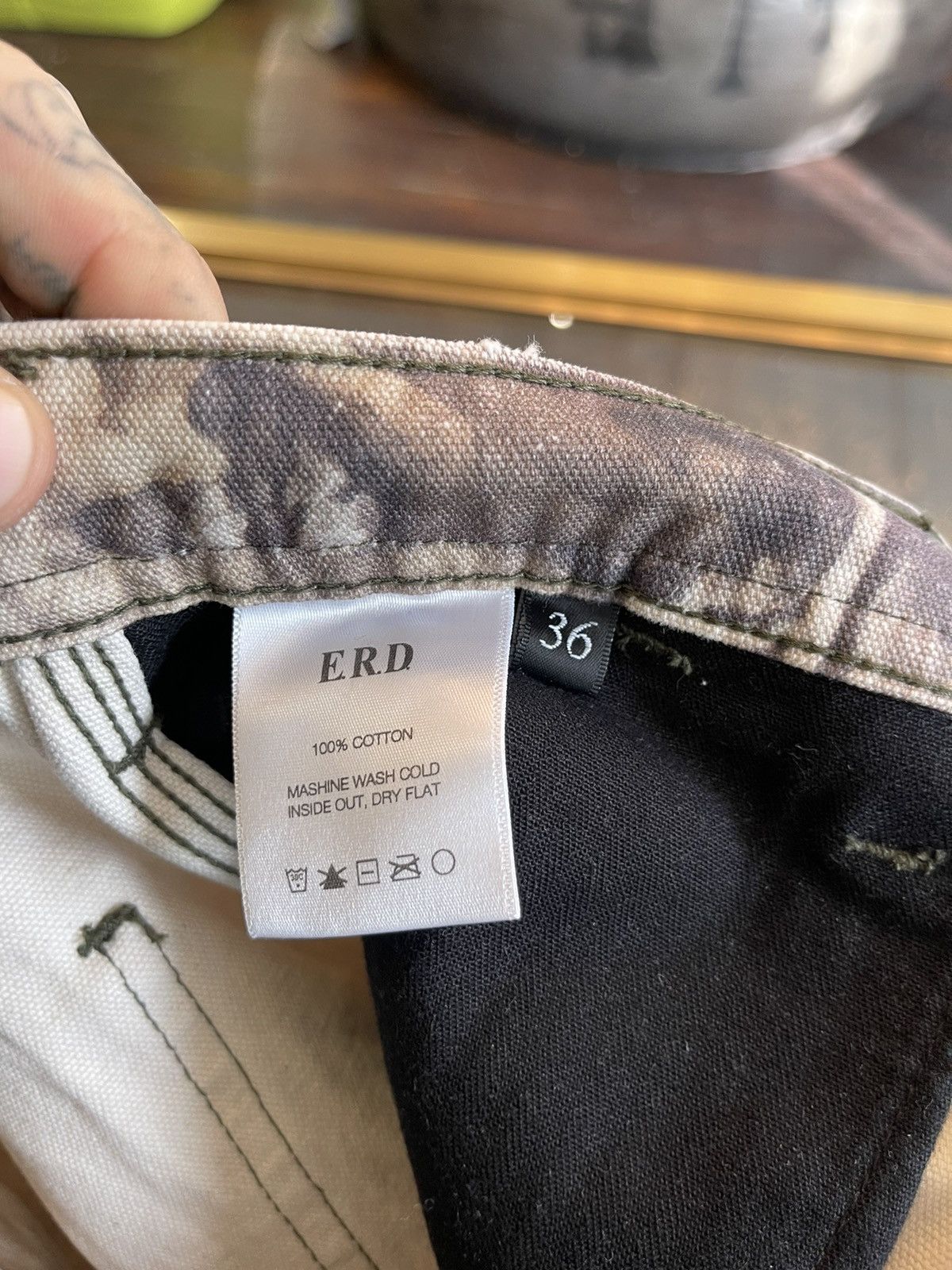 Enfants Riches Deprimes ERD THRASHED TREE CAMO Cargo JEANS PANTS sz36 BAGGY 4Gseller Size US 36 / EU 52 - 14 Thumbnail
