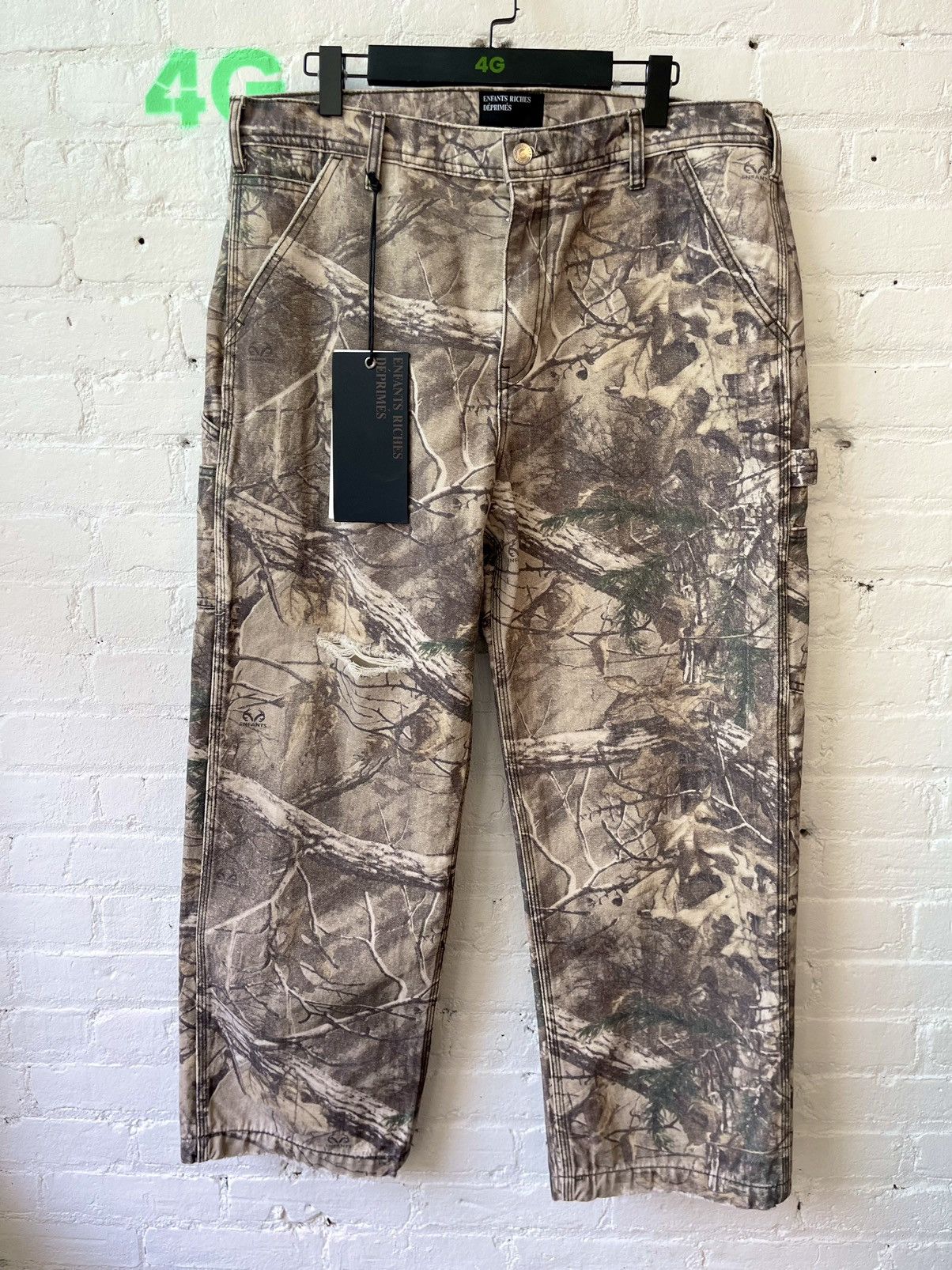 Enfants Riches Deprimes ERD THRASHED TREE CAMO Cargo JEANS PANTS sz36 ...