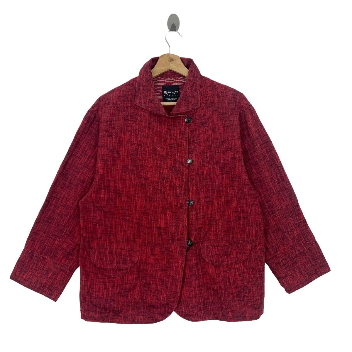 Japanese Brand × Vintage Vintage Japanese Brand Giemon Style Kimono Japan Tradition Size US L / EU 52-54 / 3 - 1 Thumbnail