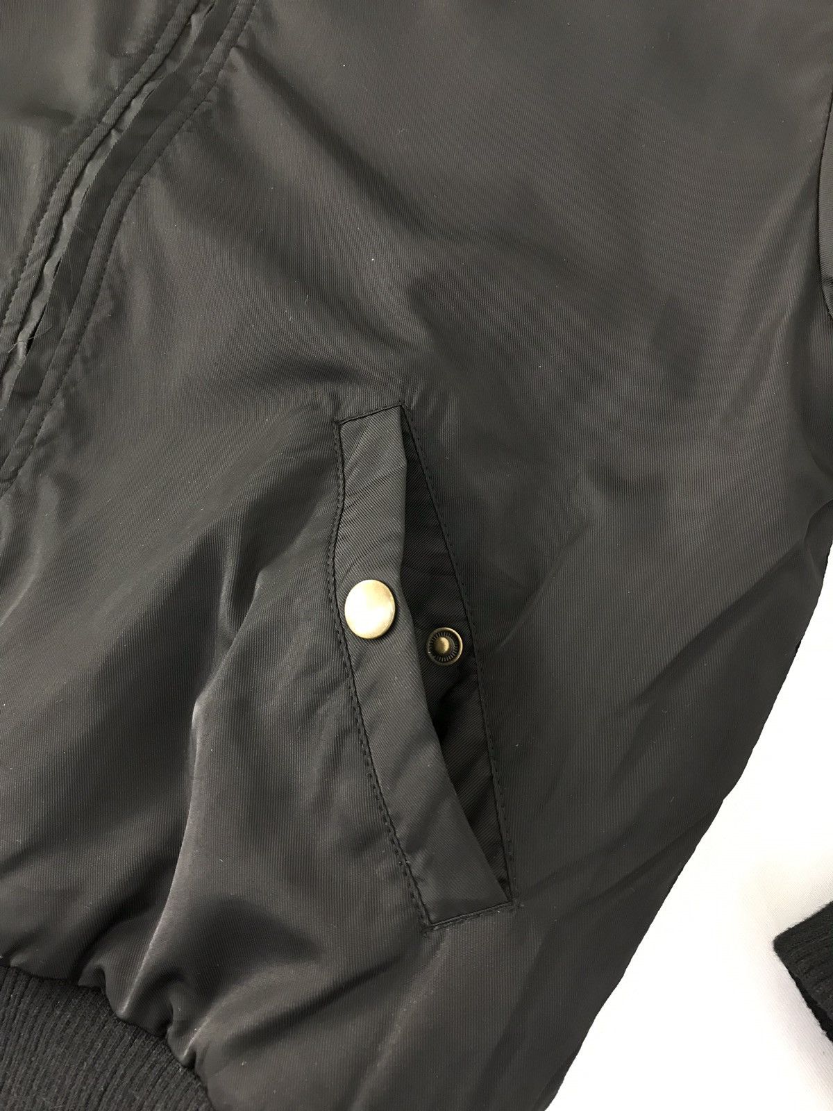Japanese Brand Ehko Sopo Simple Bomber Jacket Fleece Inner Size M / US 6-8 / IT 42-44 - 4 Thumbnail