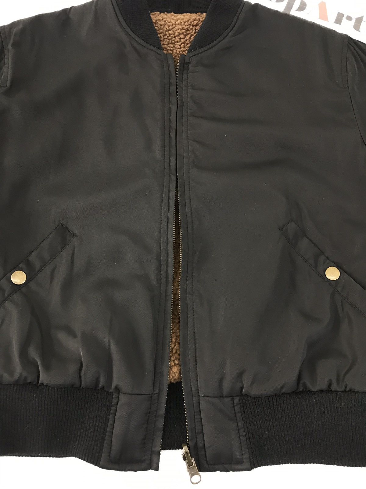 Japanese Brand Ehko Sopo Simple Bomber Jacket Fleece Inner Size M / US 6-8 / IT 42-44 - 7 Thumbnail