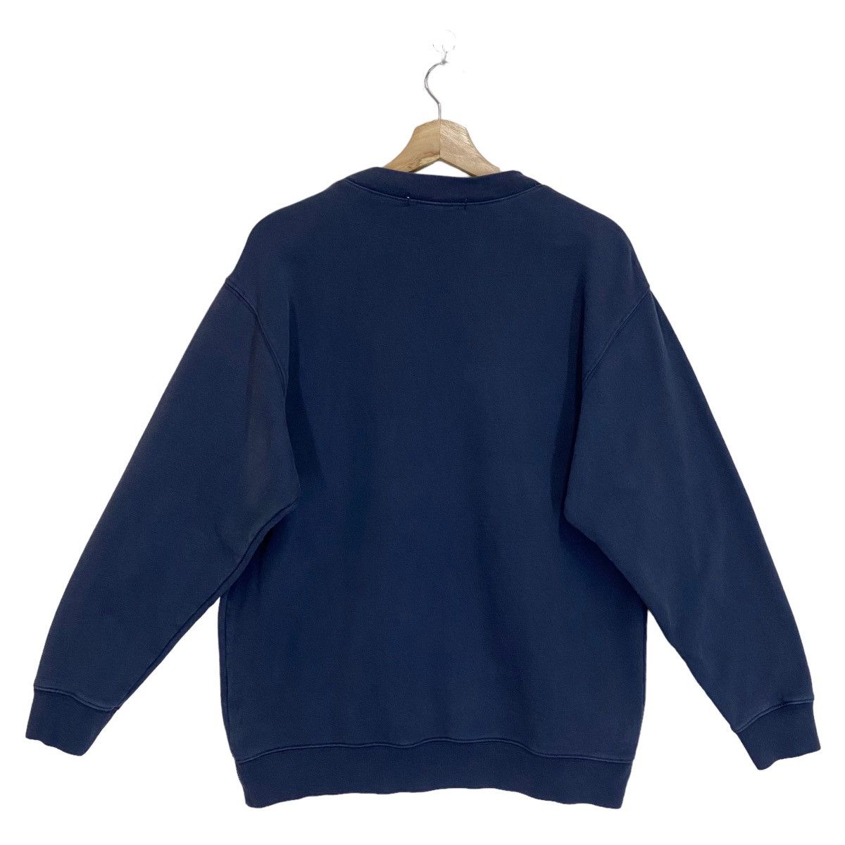 Hiroko Koshino Homme × Vintage Vintage 90s Hiroko Koshino Homme Big Logo Crewneck Sweathirt Size US M / EU 48-50 / 2 - 7 Thumbnail