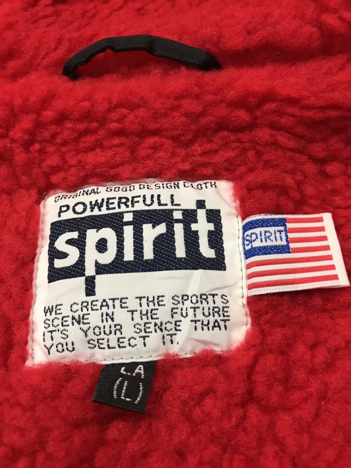 Vintage Powerfull Spirit Parka Fleece Inner Snap Button Hoodie Size US L / EU 52-54 / 3 - 10 Thumbnail