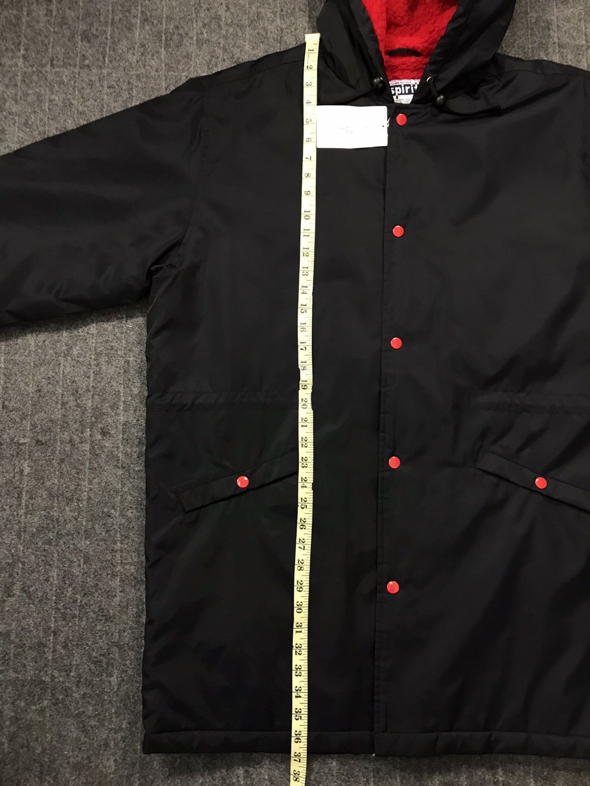 Vintage Powerfull Spirit Parka Fleece Inner Snap Button Hoodie Size US L / EU 52-54 / 3 - 17 Thumbnail