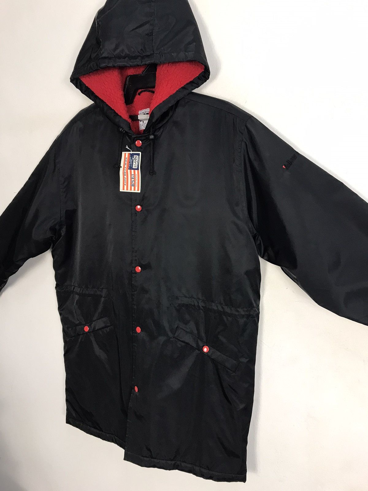 Vintage Powerfull Spirit Parka Fleece Inner Snap Button Hoodie Size US L / EU 52-54 / 3 - 3 Thumbnail