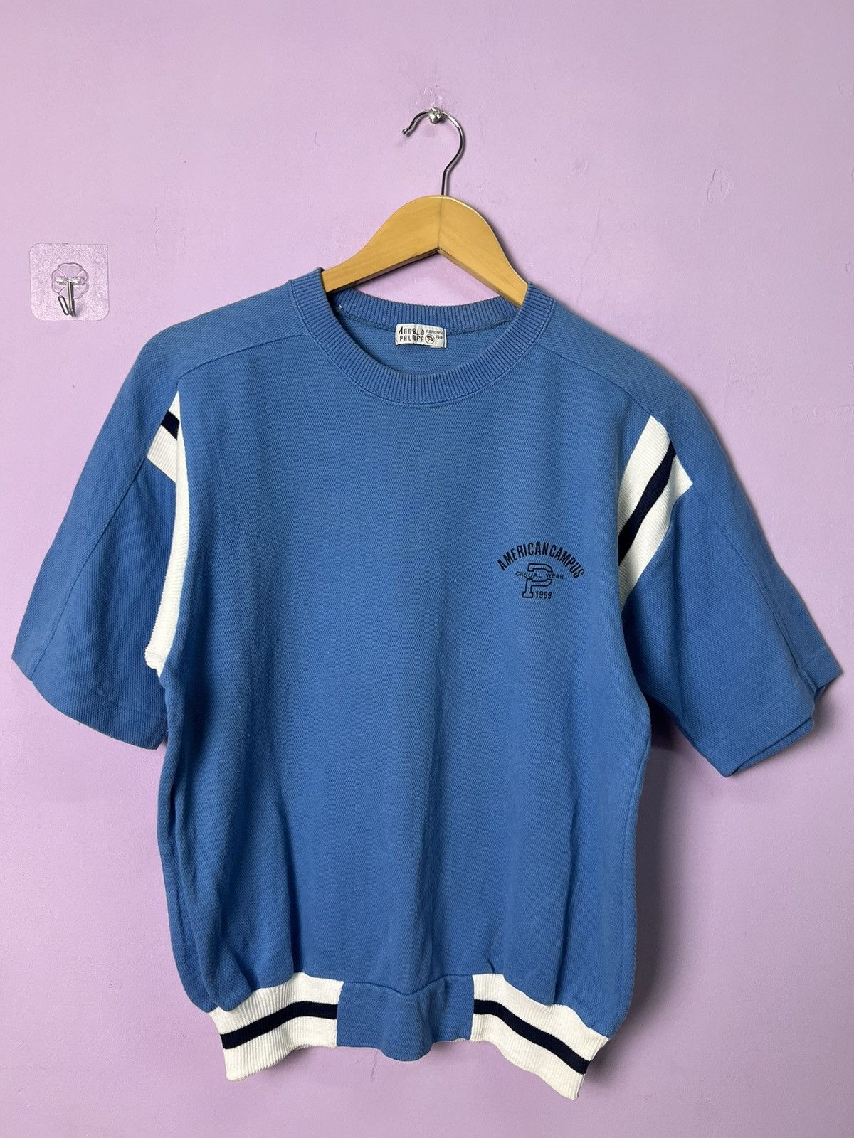 Japanese Brand 🔥Vintage Classic Arnold Palmer American Campus Sweatshirts Size US S / EU 44-46 / 1 - 2 Thumbnail