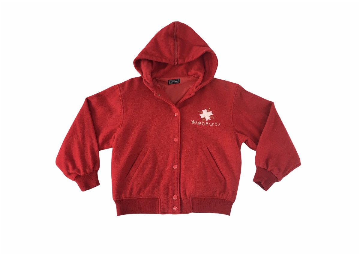 Vintage Eti Enne Varsity Jacket Hoodie Style