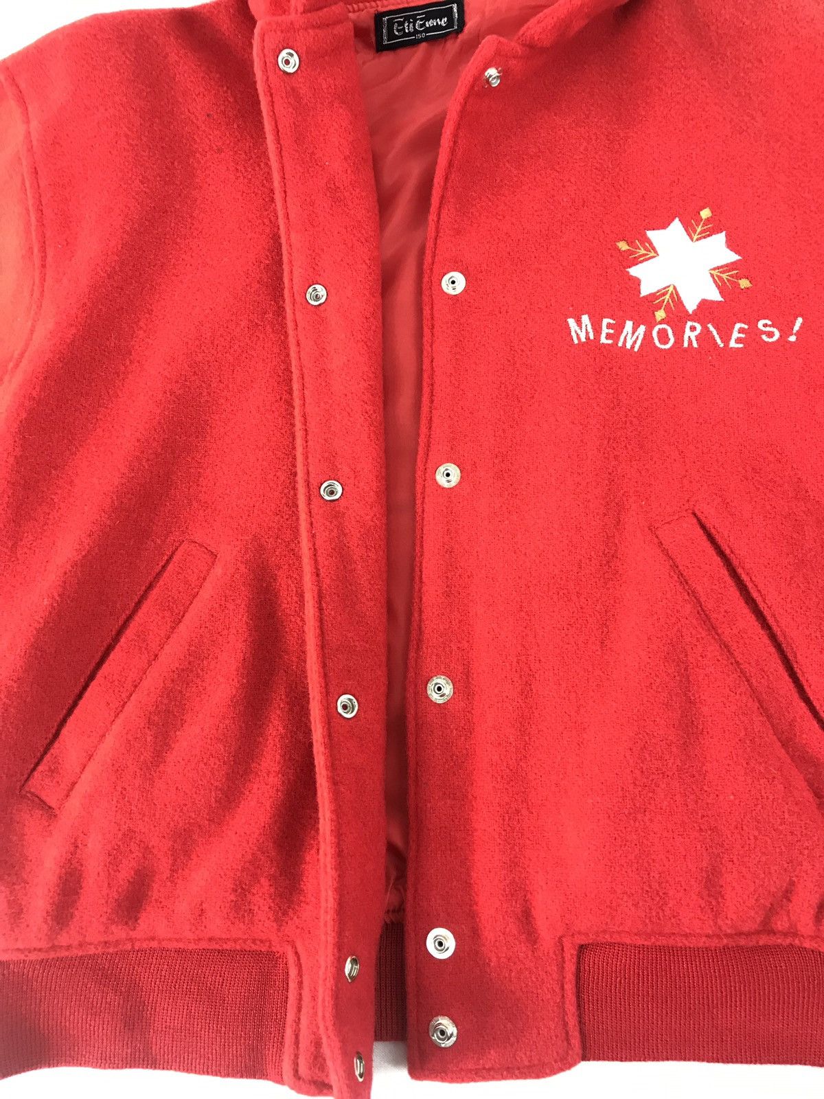 Japanese Brand Vintage Eti Enne Varsity Jacket Hoodie Style Size US S / EU 44-46 / 1 - 5 Thumbnail