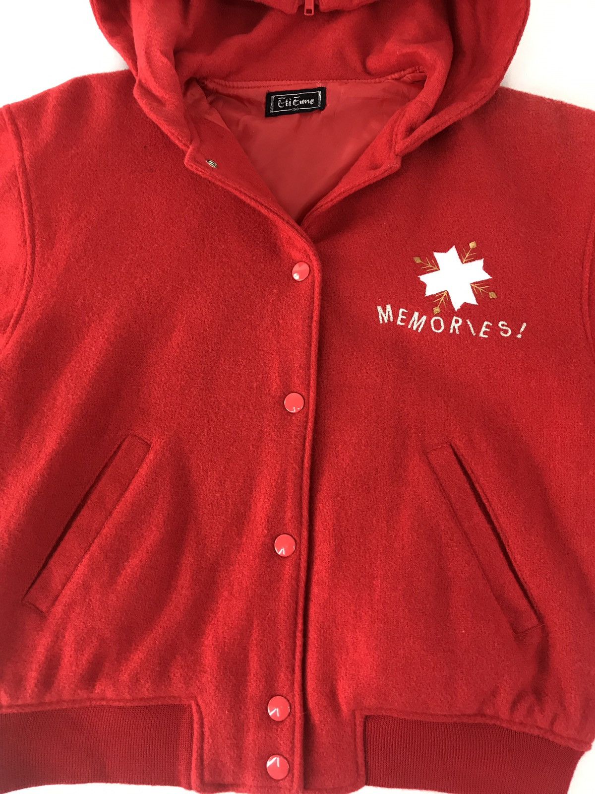 Japanese Brand Vintage Eti Enne Varsity Jacket Hoodie Style Size US S / EU 44-46 / 1 - 3 Thumbnail