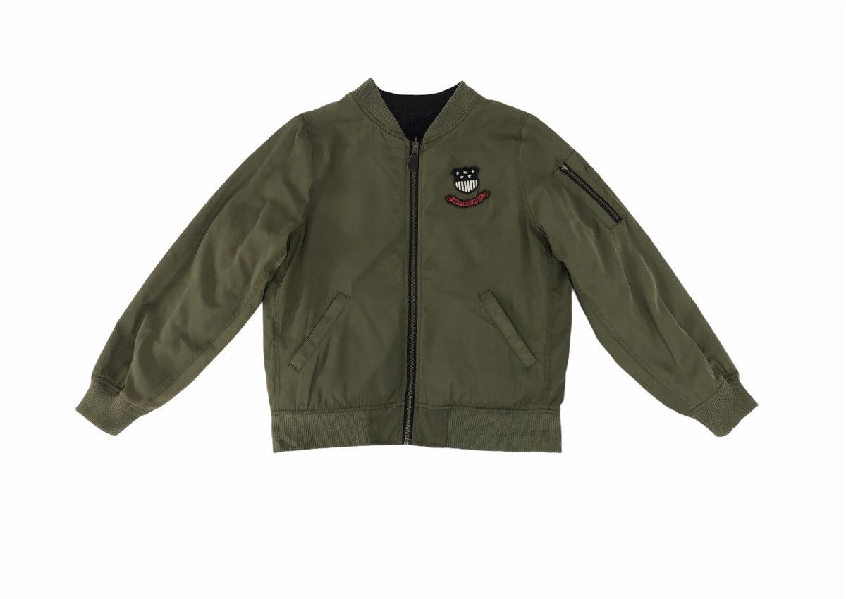 Japanese Brand Jaket Bomber Love ToXic Graphic Patches Sherpa Inner Size M / US 6-8 / IT 42-44 - 1 Thumbnail