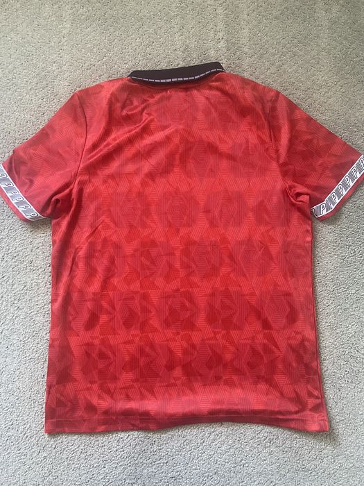 Palace Palace umbro classic jersey vermillion | Grailed