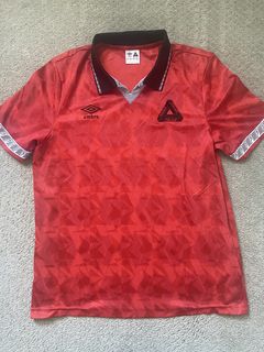 Palace Palace umbro classic jersey vermillion | Grailed