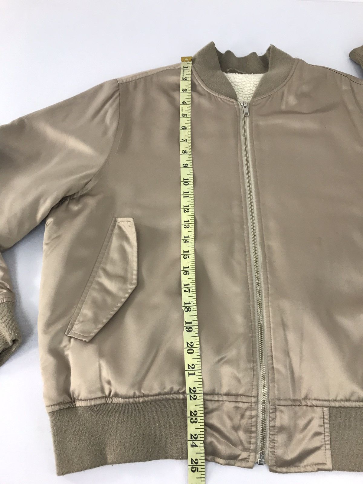 Japanese Brand GU Bomber Jacket Fleece Sherpa Inner Zipper Pocket Size L / US 10 / IT 46 - 12 Thumbnail
