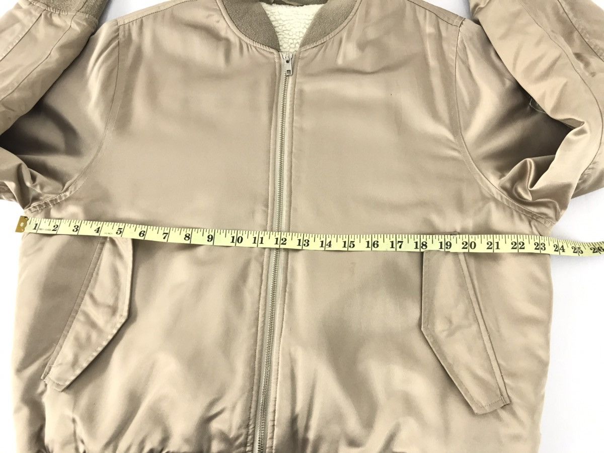 Japanese Brand GU Bomber Jacket Fleece Sherpa Inner Zipper Pocket Size L / US 10 / IT 46 - 11 Thumbnail