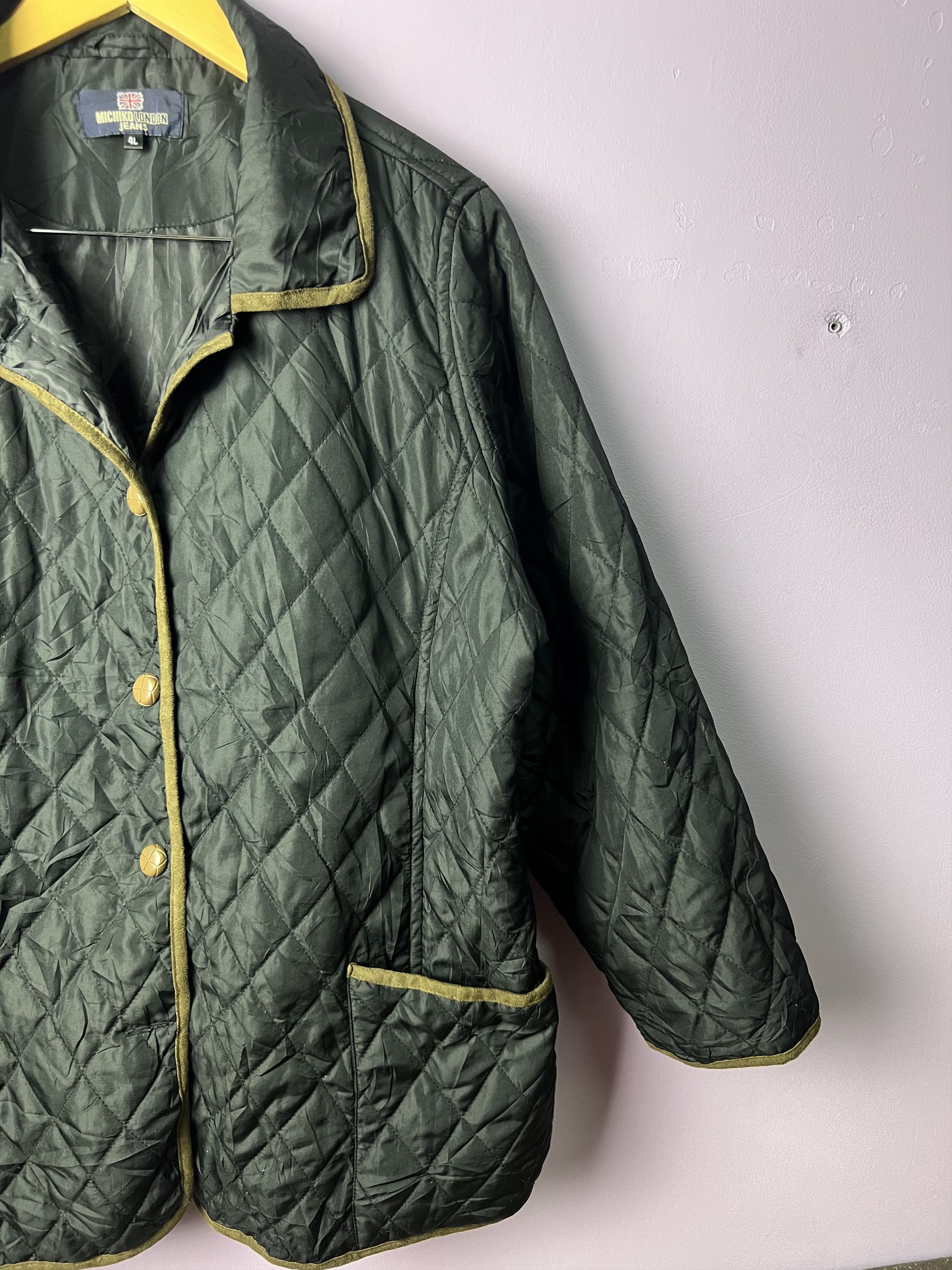 Michiko Koshino London 🔥Vintage Michiko London Jeans Quilted Jackets Size US L / EU 52-54 / 3 - 5 Thumbnail