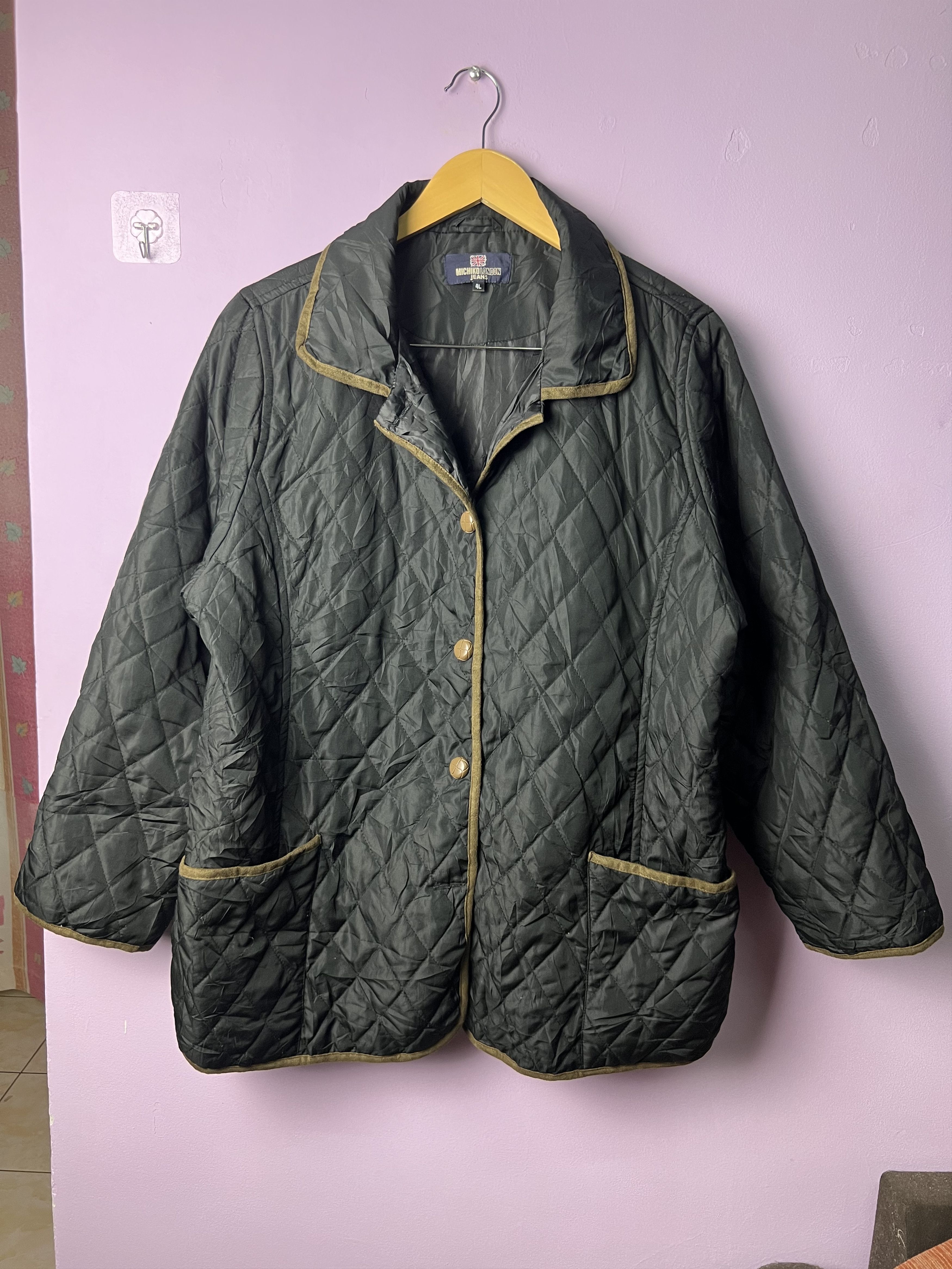 Michiko Koshino London 🔥Vintage Michiko London Jeans Quilted Jackets Size US L / EU 52-54 / 3 - 1 Thumbnail