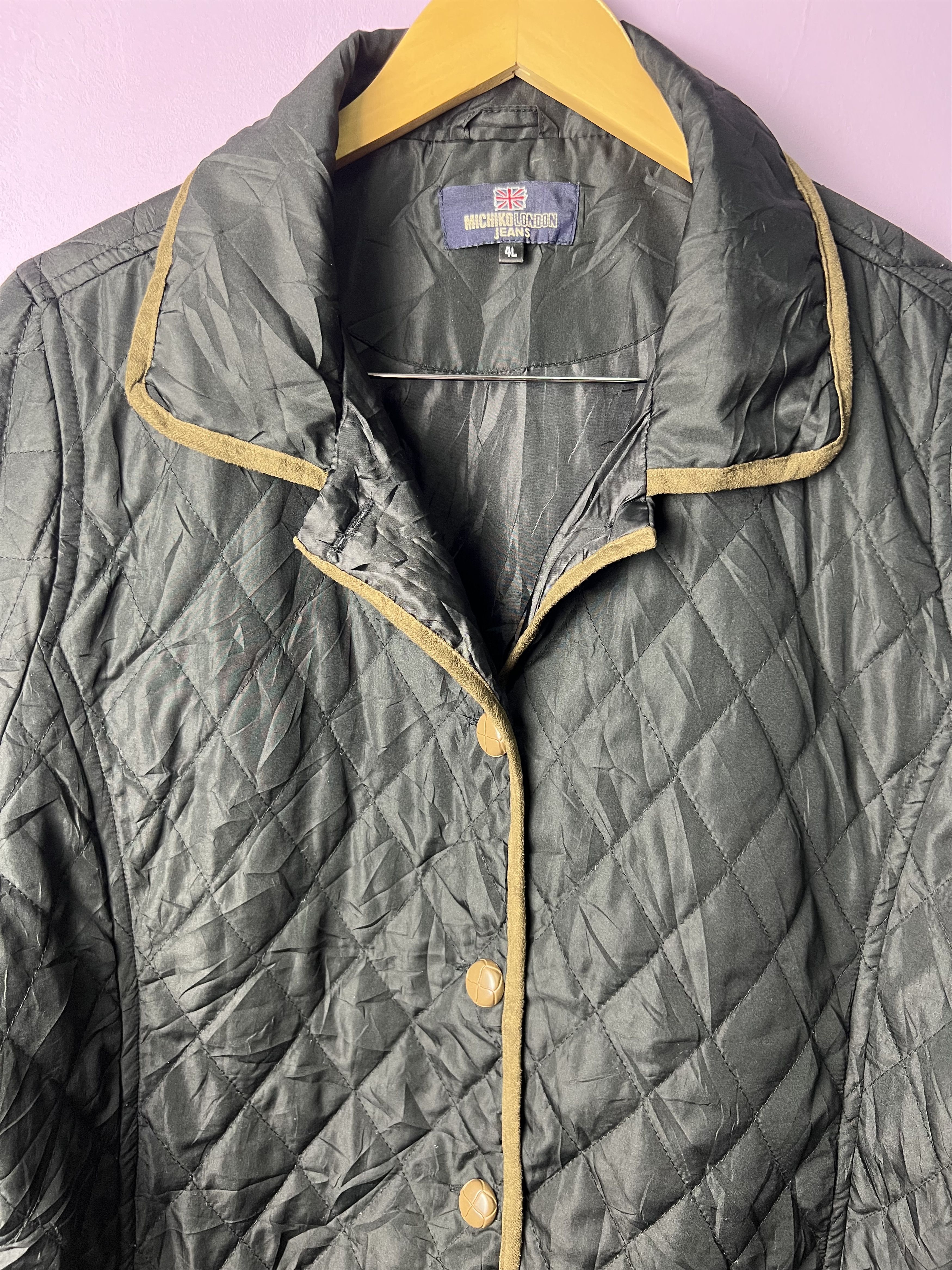 Michiko Koshino London 🔥Vintage Michiko London Jeans Quilted Jackets Size US L / EU 52-54 / 3 - 4 Thumbnail