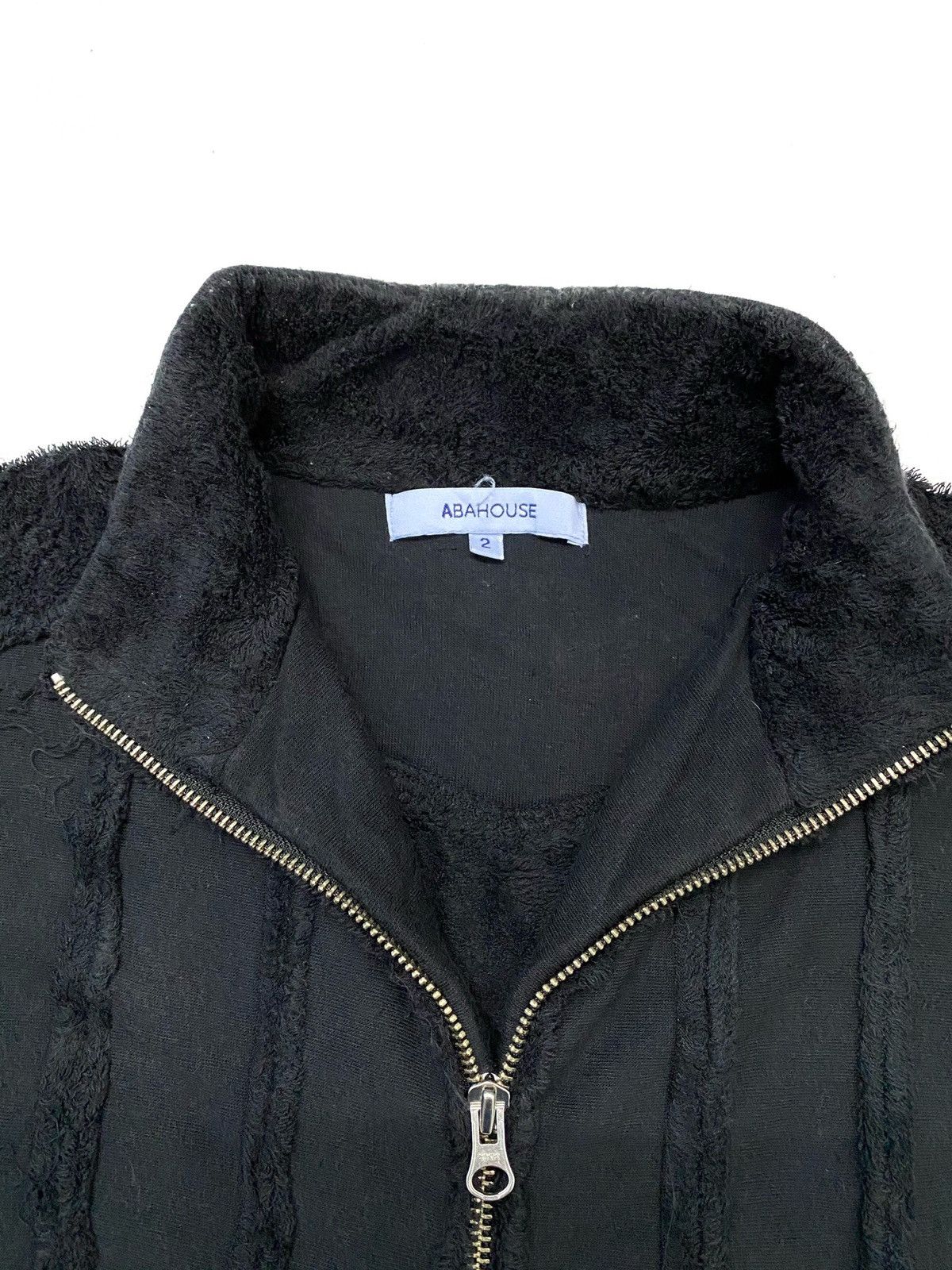 ABAHOUSE Abahouse Wool Pattern Zipped Jacket Size US S / EU 44-46 / 1 - 4 Thumbnail