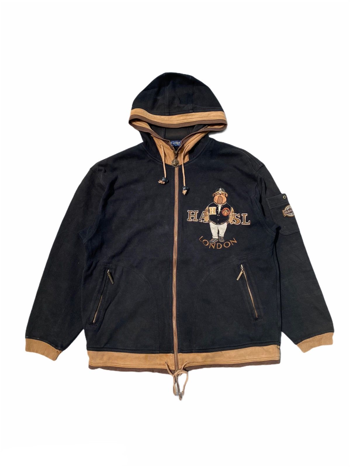 Hardy Amies Hardy Amies Sport London Embroidered Hoodies Size US L / EU 52-54 / 3 - 1 Thumbnail