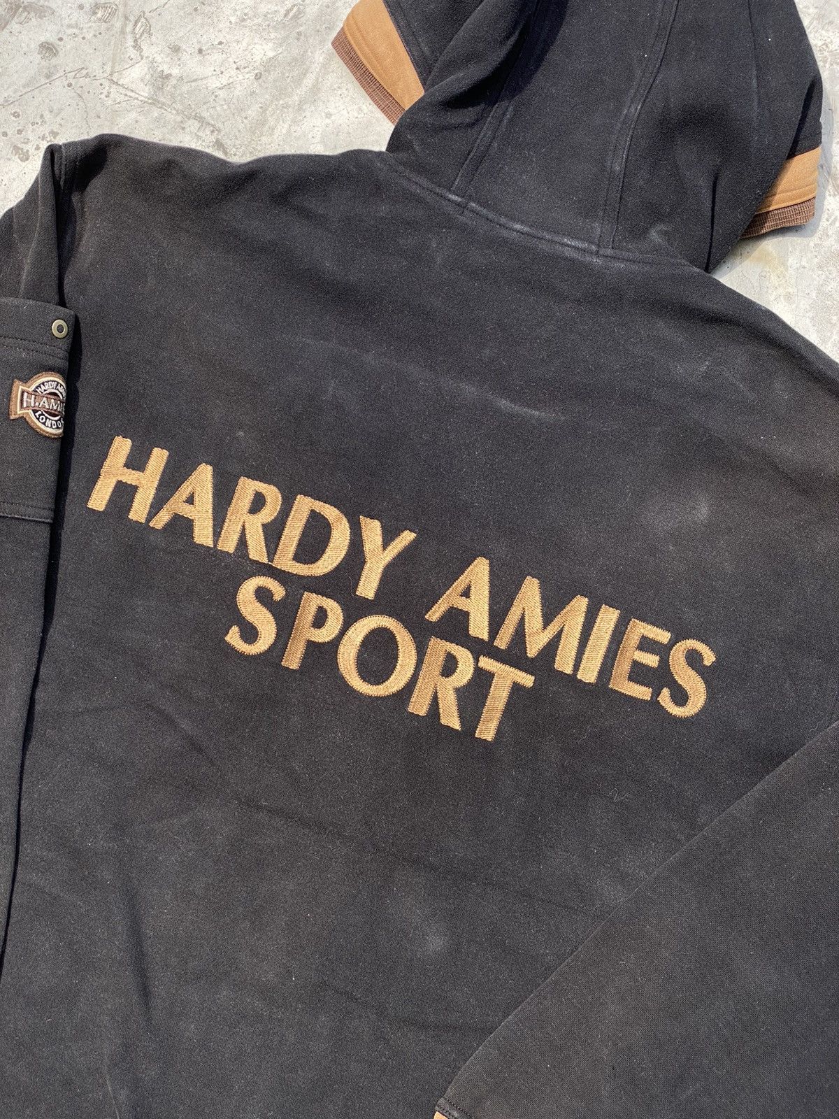 Hardy Amies Hardy Amies Sport London Embroidered Hoodies Size US L / EU 52-54 / 3 - 6 Thumbnail