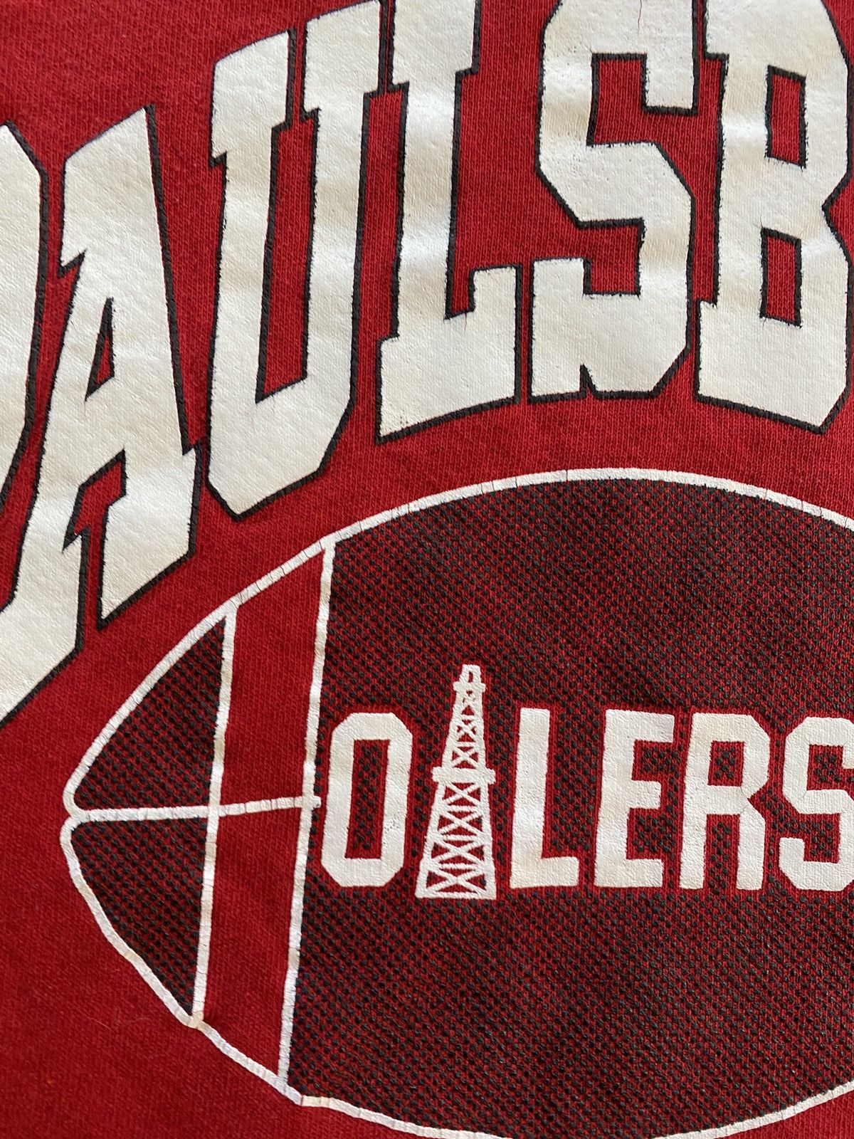 Jerzees Vintage 80’s Paulsboro Oilers Football Crewneck Sweatshirt Size US XL / EU 56 / 4 - 4 Thumbnail