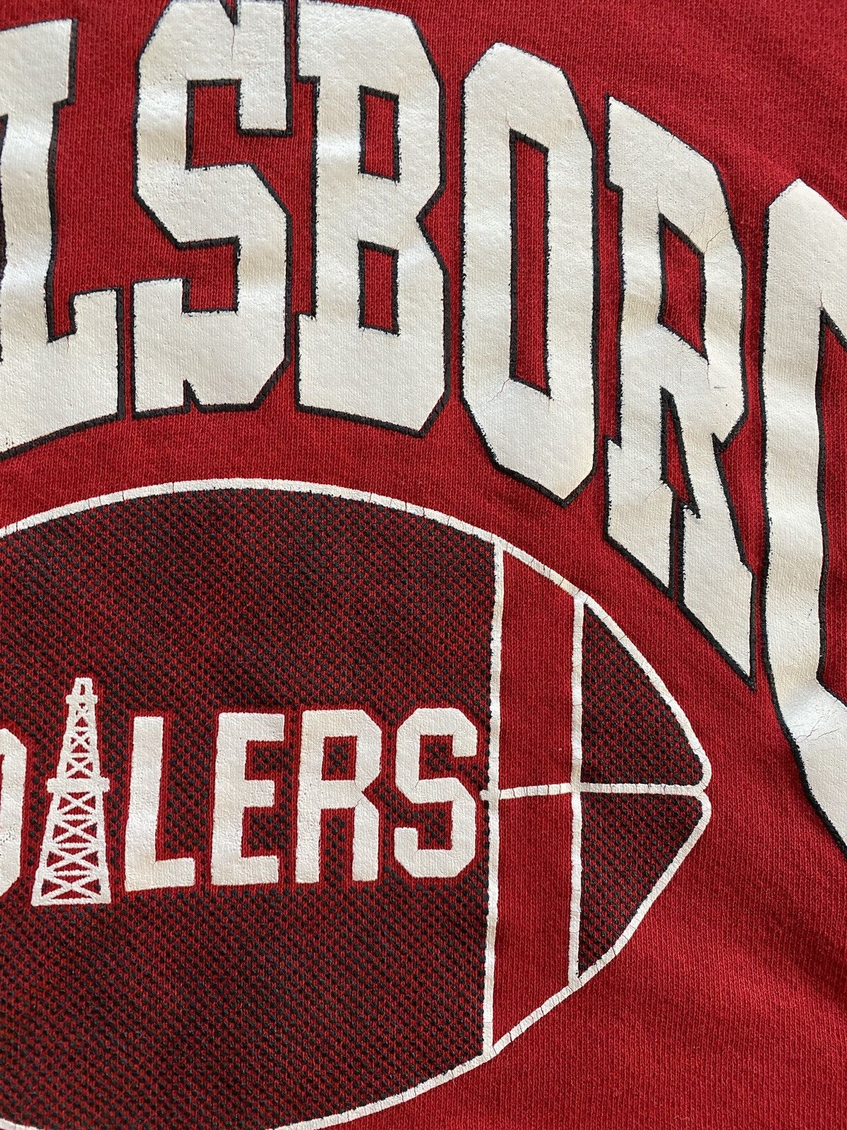Jerzees Vintage 80’s Paulsboro Oilers Football Crewneck Sweatshirt Size US XL / EU 56 / 4 - 5 Thumbnail