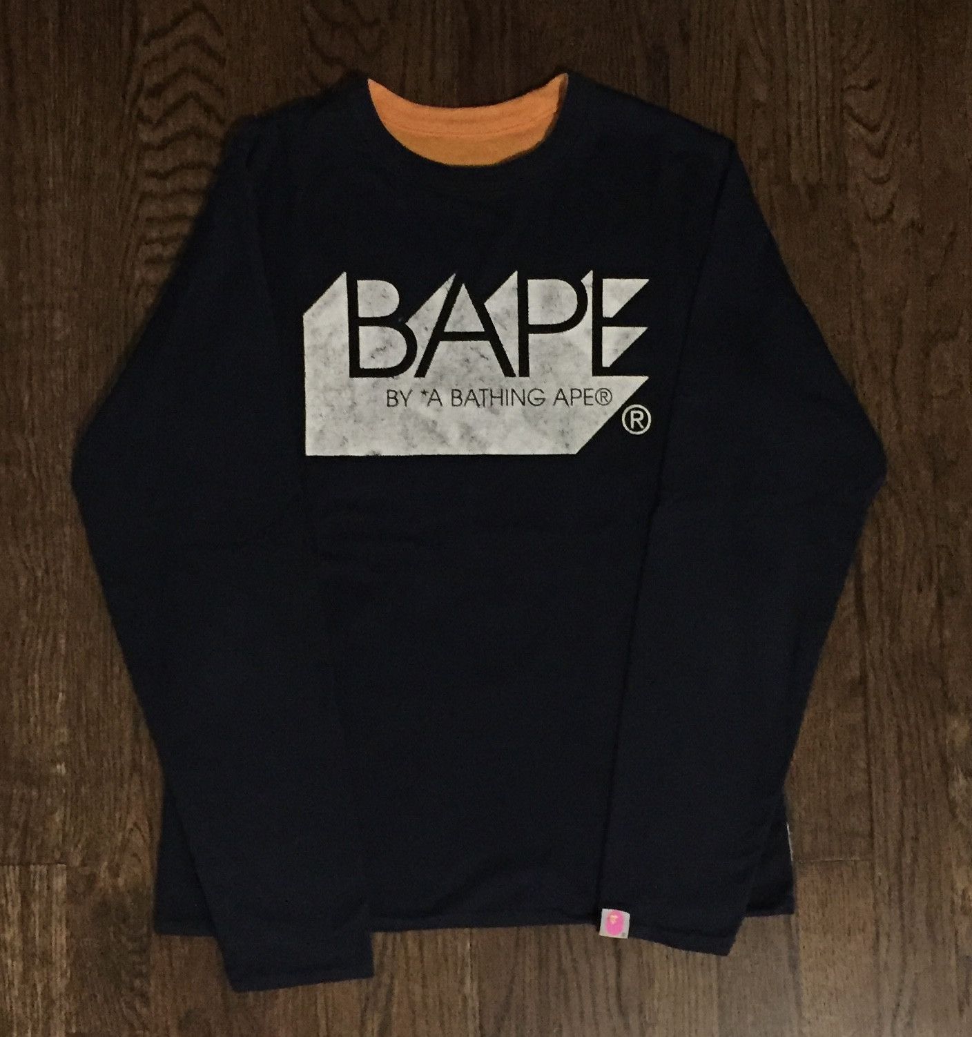 Bape Bape long sleeve reversible tee shirt Size S / US 4 / IT 40 - 2 Thumbnail