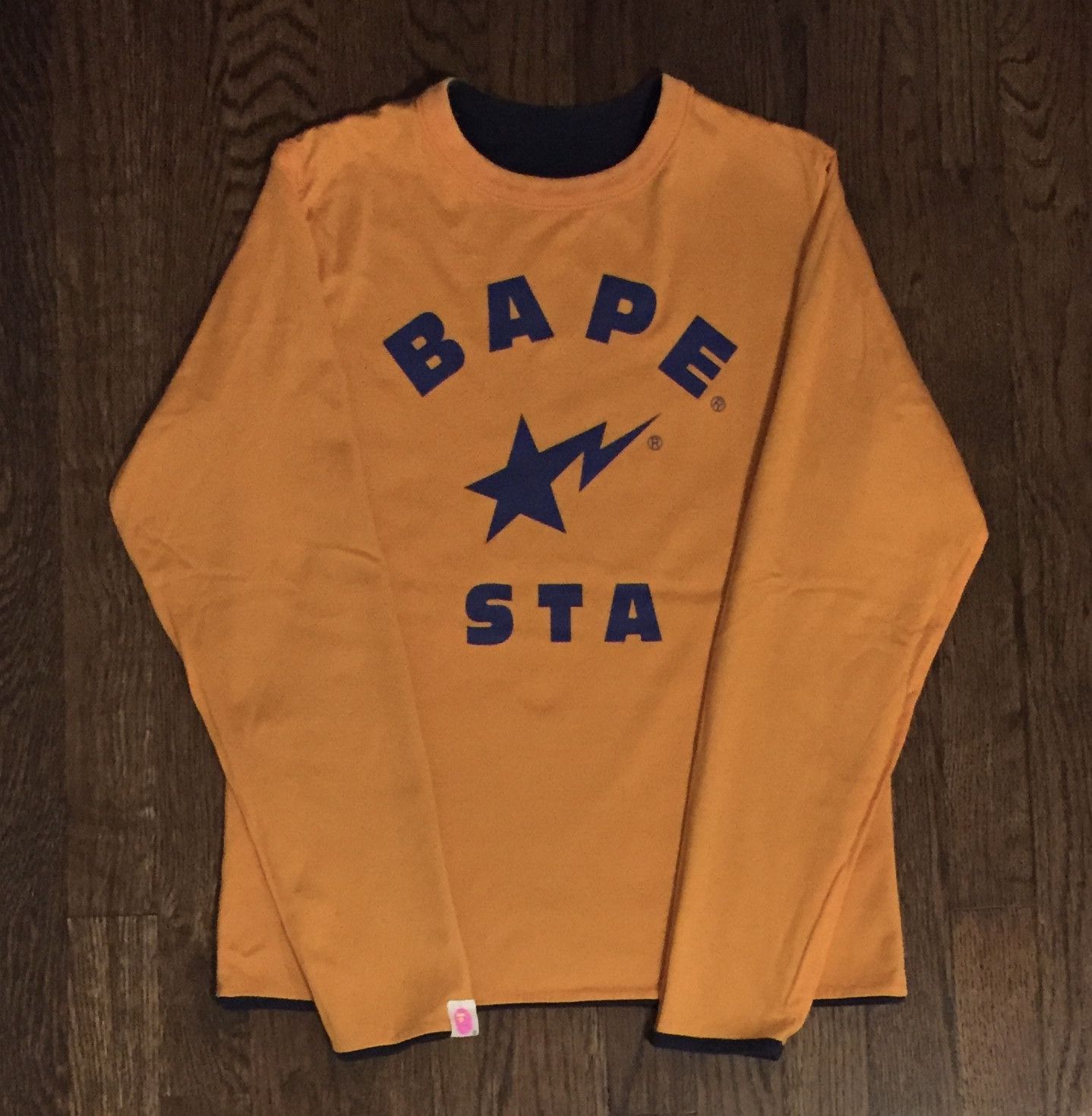 Bape Bape long sleeve reversible tee shirt Size S / US 4 / IT 40 - 1 Thumbnail