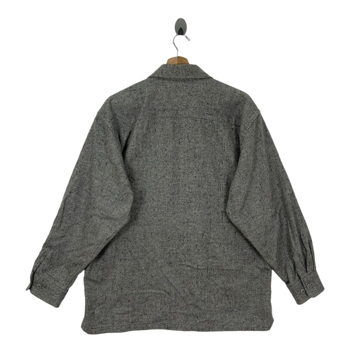 Designer × Vintage Vintage Austin Reed London Wool Zipper Shirts Size US M / EU 48-50 / 2 - 4 Thumbnail