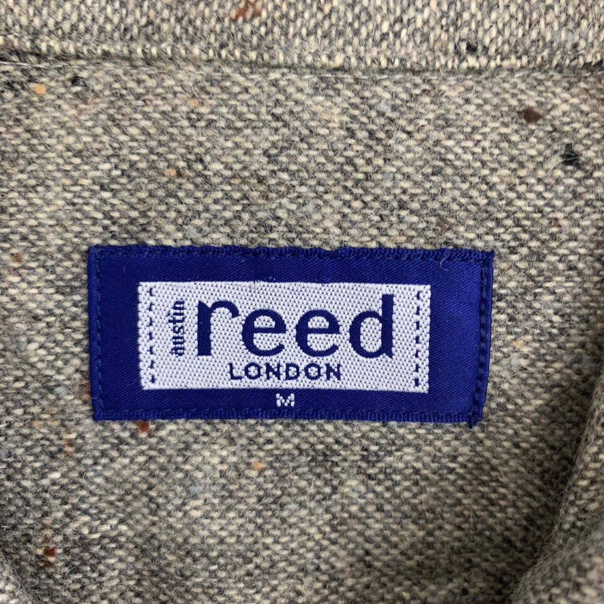 Designer × Vintage Vintage Austin Reed London Wool Zipper Shirts Size US M / EU 48-50 / 2 - 5 Thumbnail