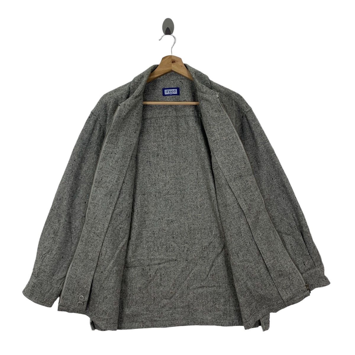 Designer × Vintage Vintage Austin Reed London Wool Zipper Shirts Size US M / EU 48-50 / 2 - 3 Thumbnail