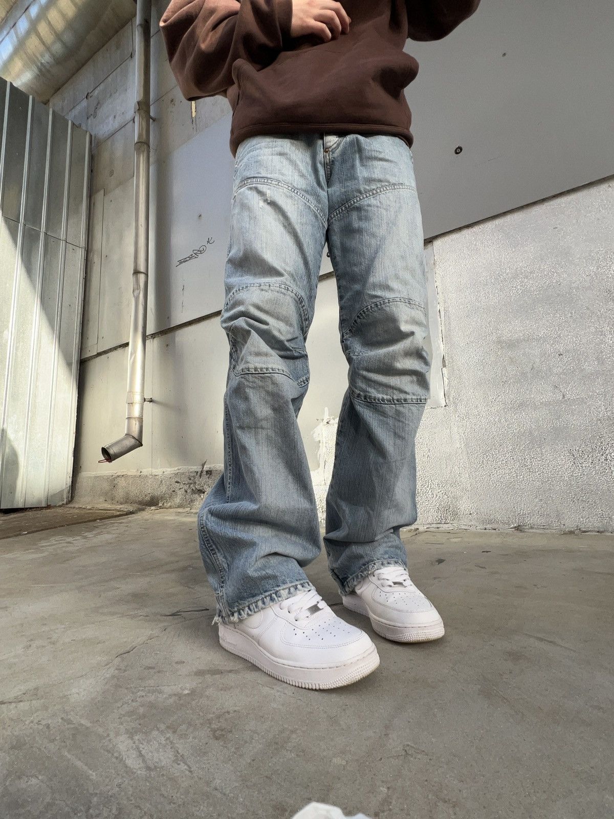 G-Star × Vintage Vintage G Star Raw Jeans Elwood Size US 31 - 10 Thumbnail