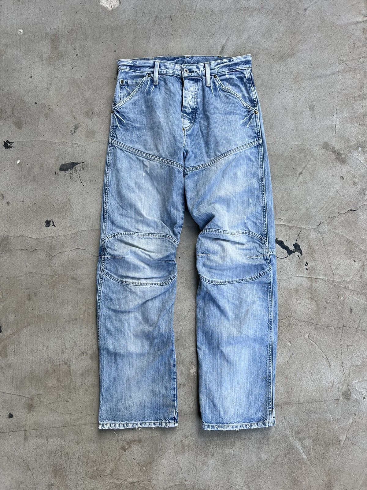 G-Star × Vintage Vintage G Star Raw Jeans Elwood Size US 31 - 1 Thumbnail
