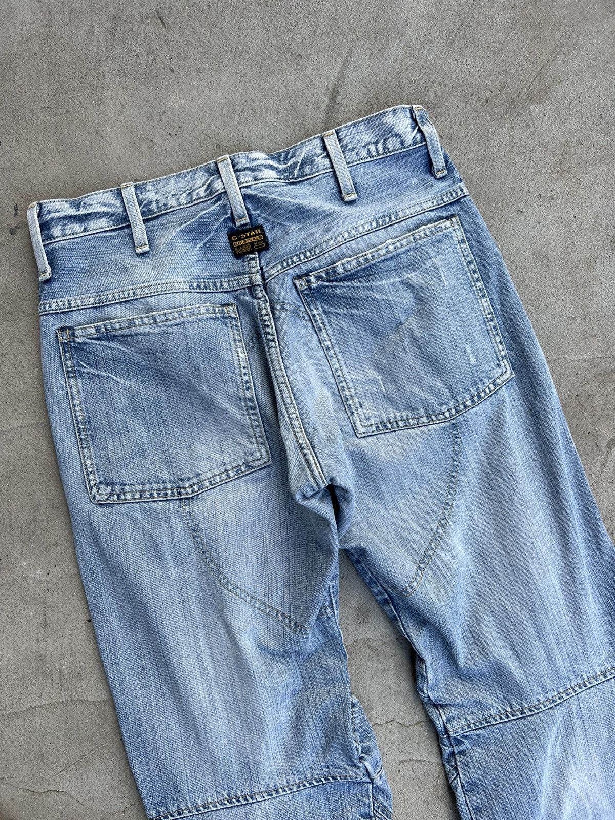 G-Star × Vintage Vintage G Star Raw Jeans Elwood Size US 31 - 6 Thumbnail